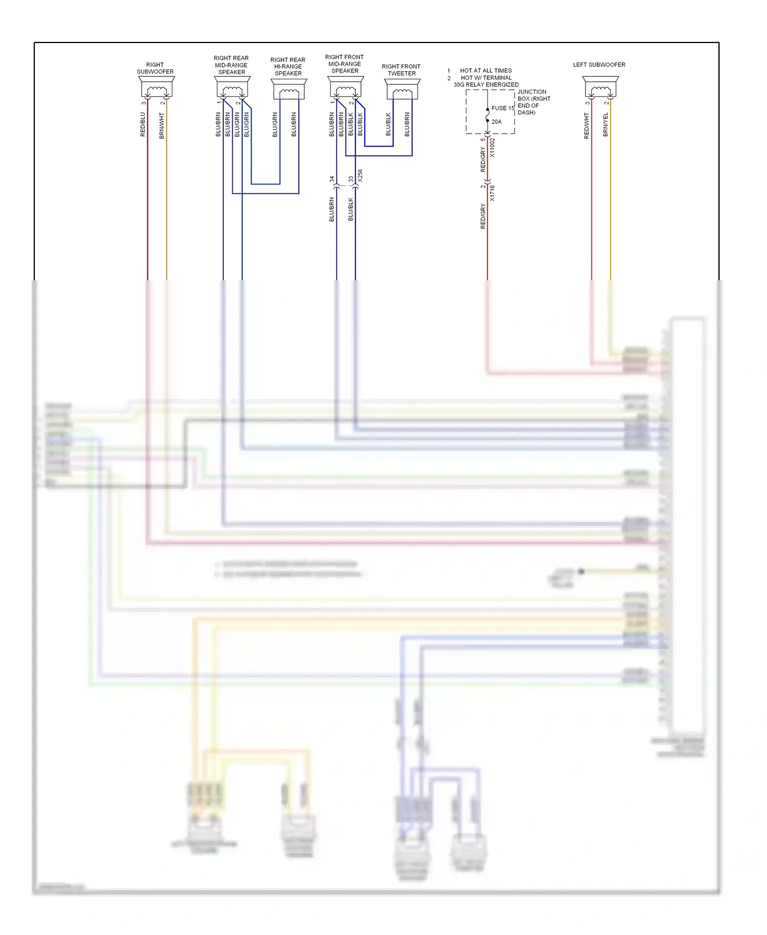 BMW X1 E84 facelift (2012-2015) w/ automatic engine start-stop function w/o automatic engine start-stop function wiring diagram  (2 of 3)