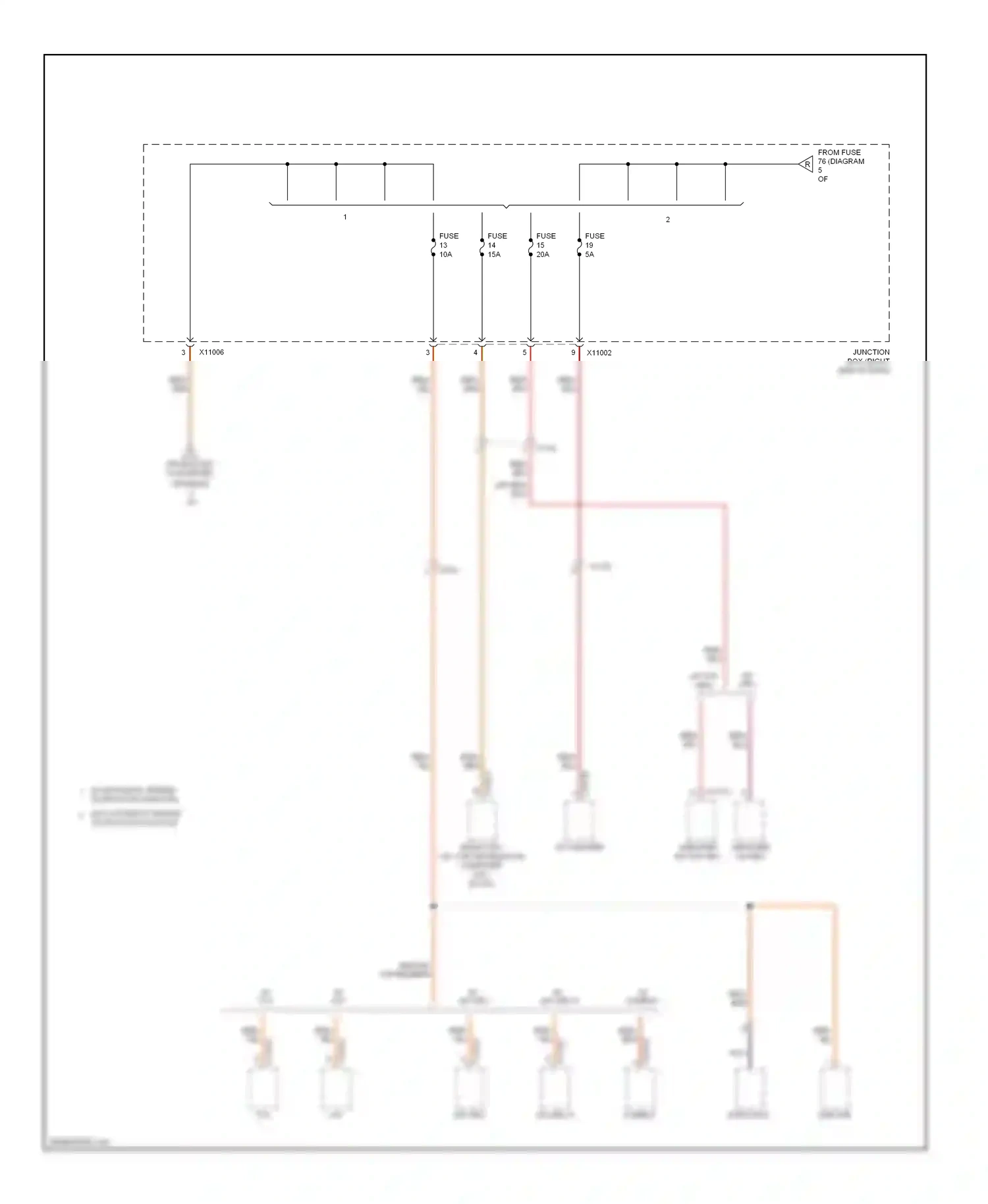 BMW X1 E84 facelift (2012-2015) w/ automatic engine start/stop function w/o automatic engine start/stop function wiring diagram  (1 of 1)