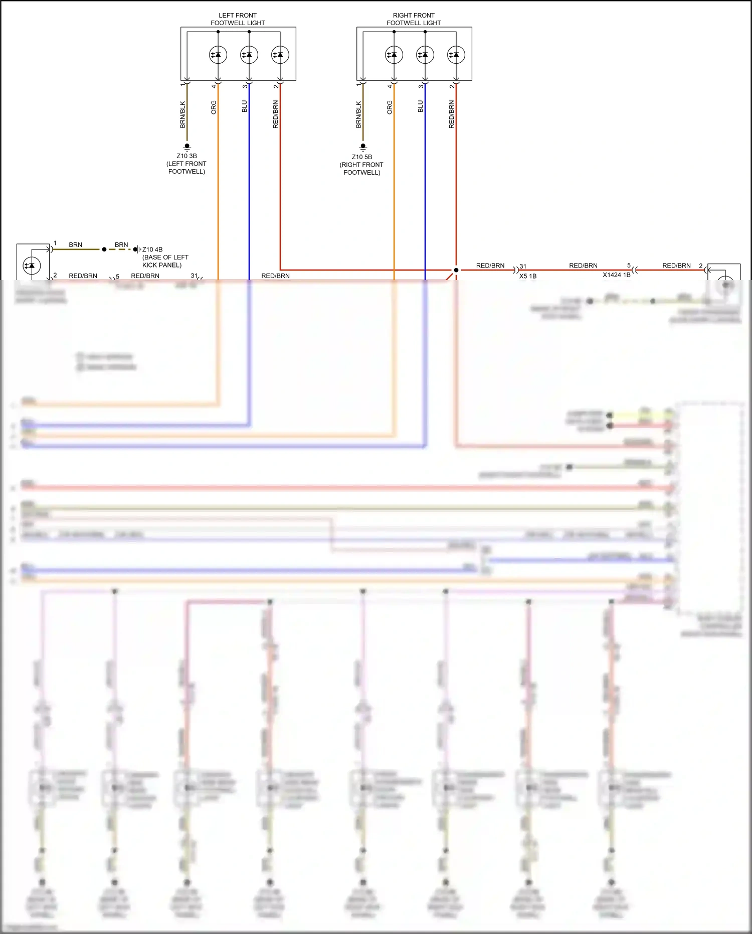 BMW X1 F48 facelift (2019-2023) basic version wiring diagram  (12 of 14)