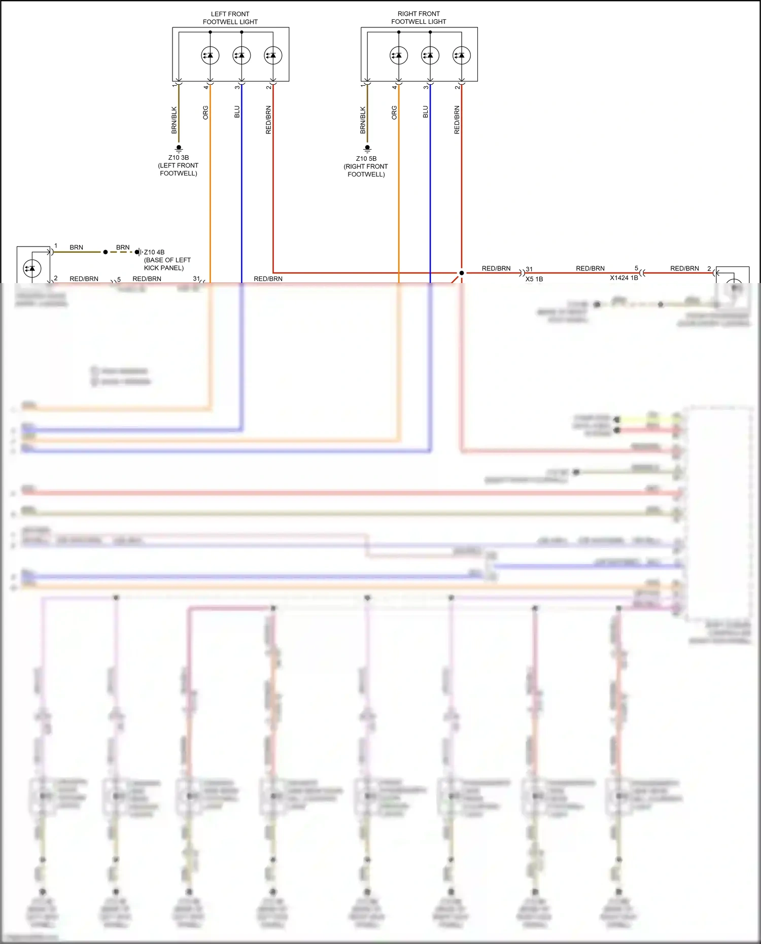 BMW X1 F48 facelift (2019-2023) basic version wiring diagram  (4 of 14)