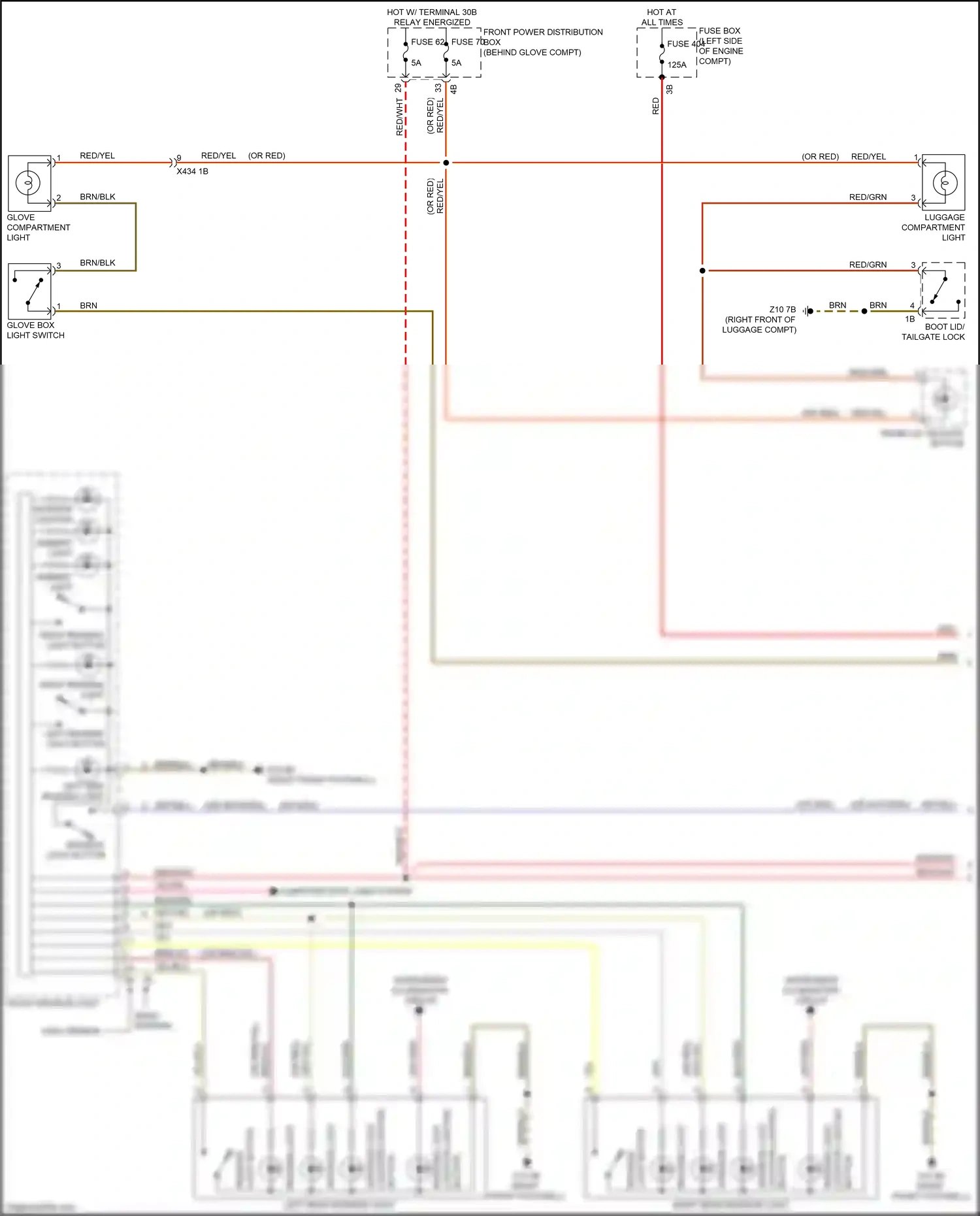BMW X1 F48 facelift (2019-2023) basic version wiring diagram  (13 of 14)