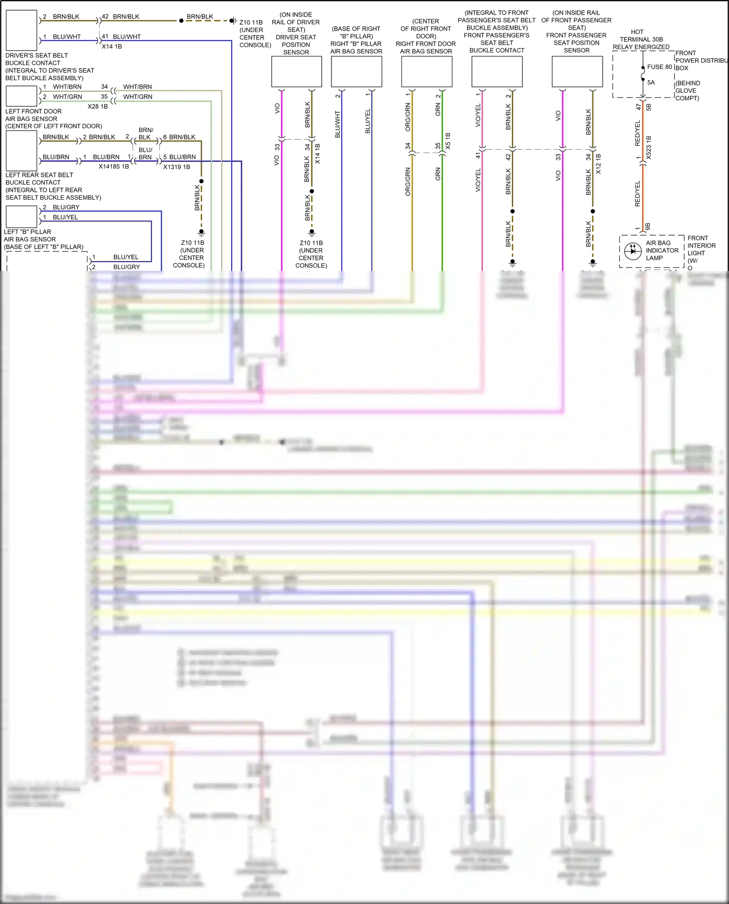 BMW X1 F48 facelift (2019-2023) basic version wiring diagram  (10 of 14)