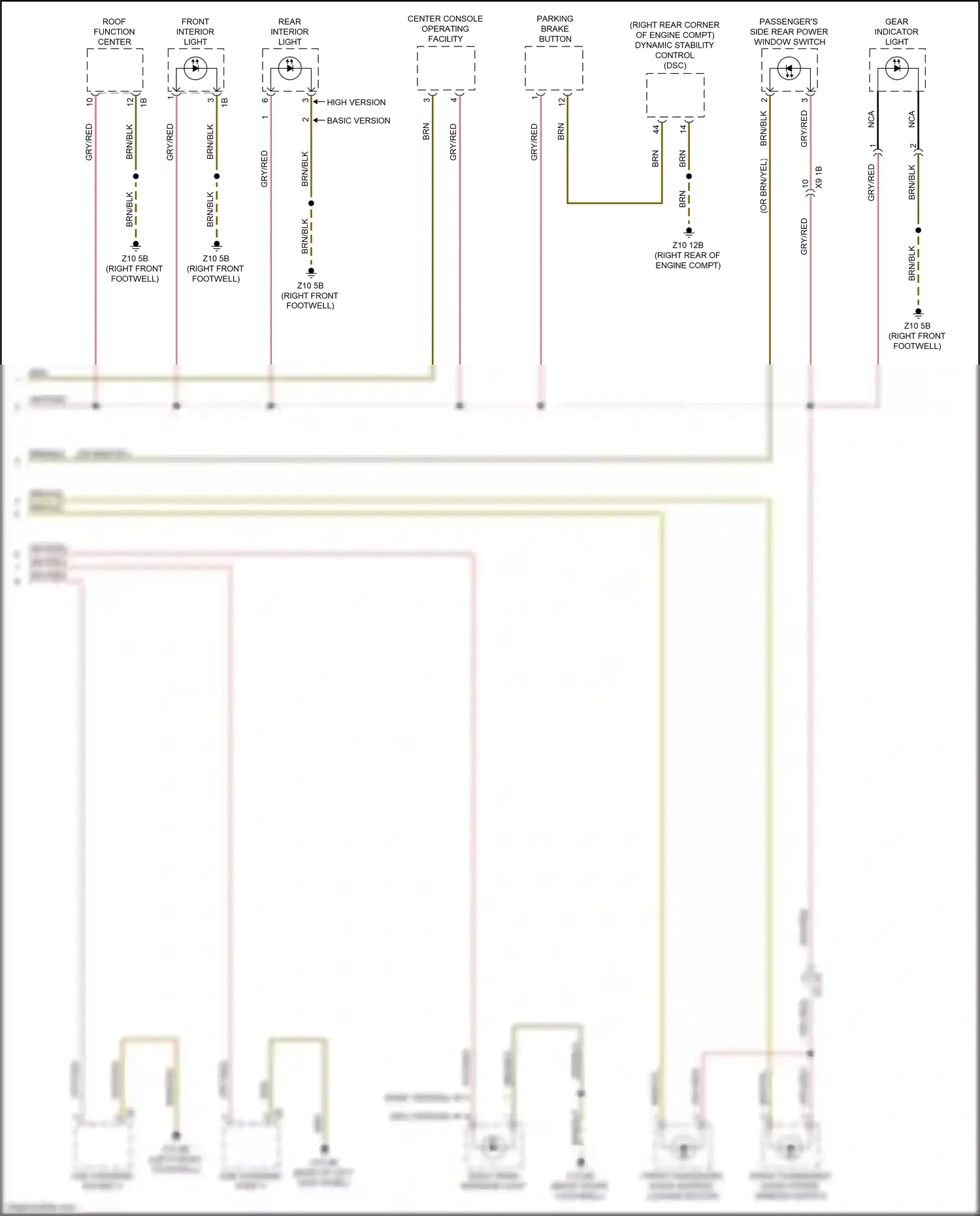 BMW X1 F48 facelift (2019-2023) basic version wiring diagram  (6 of 14)