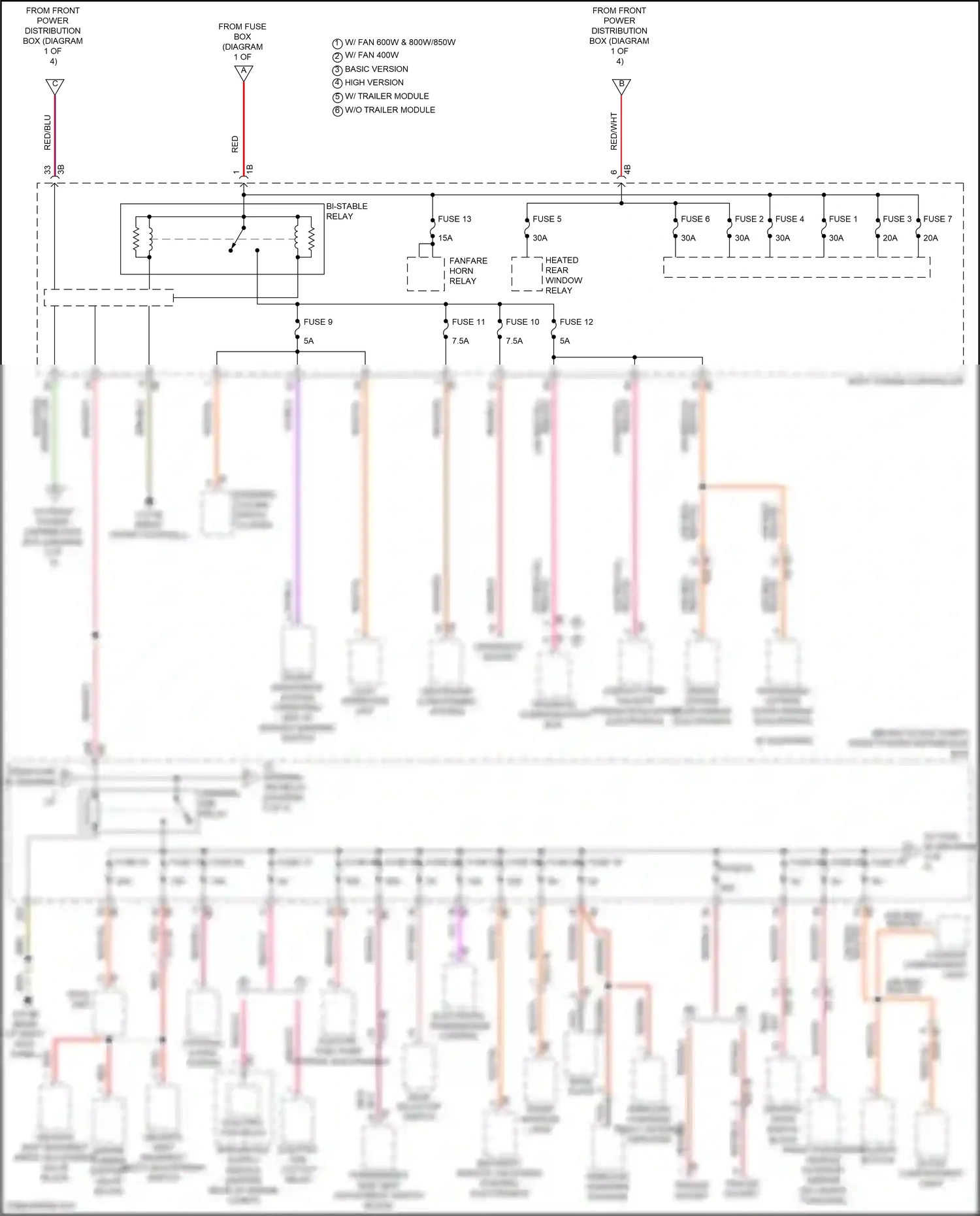 BMW X1 F48 facelift (2019-2023) basic version wiring diagram  (9 of 14)