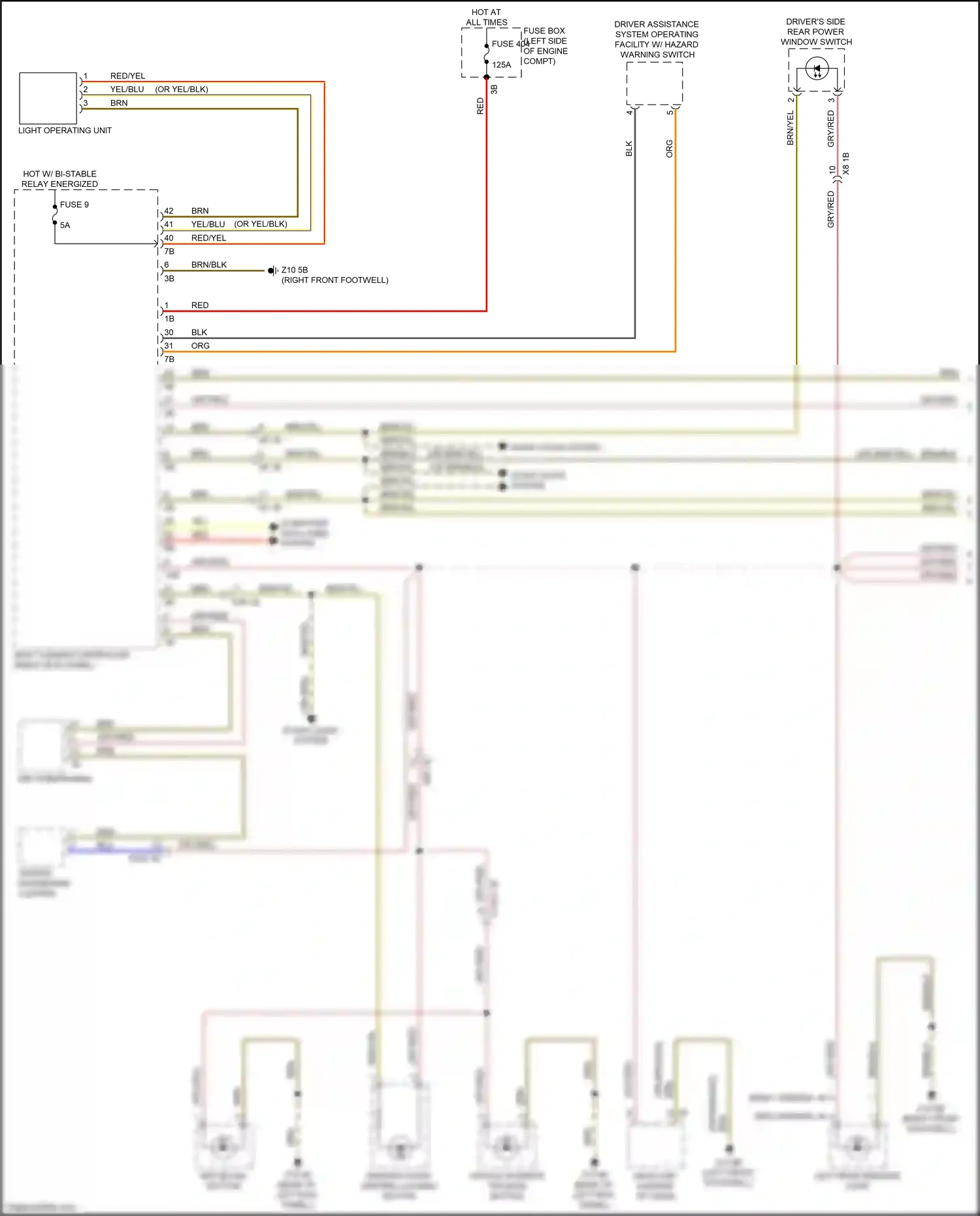 BMW X1 F48 facelift (2019-2023) basic version wiring diagram  (14 of 14)