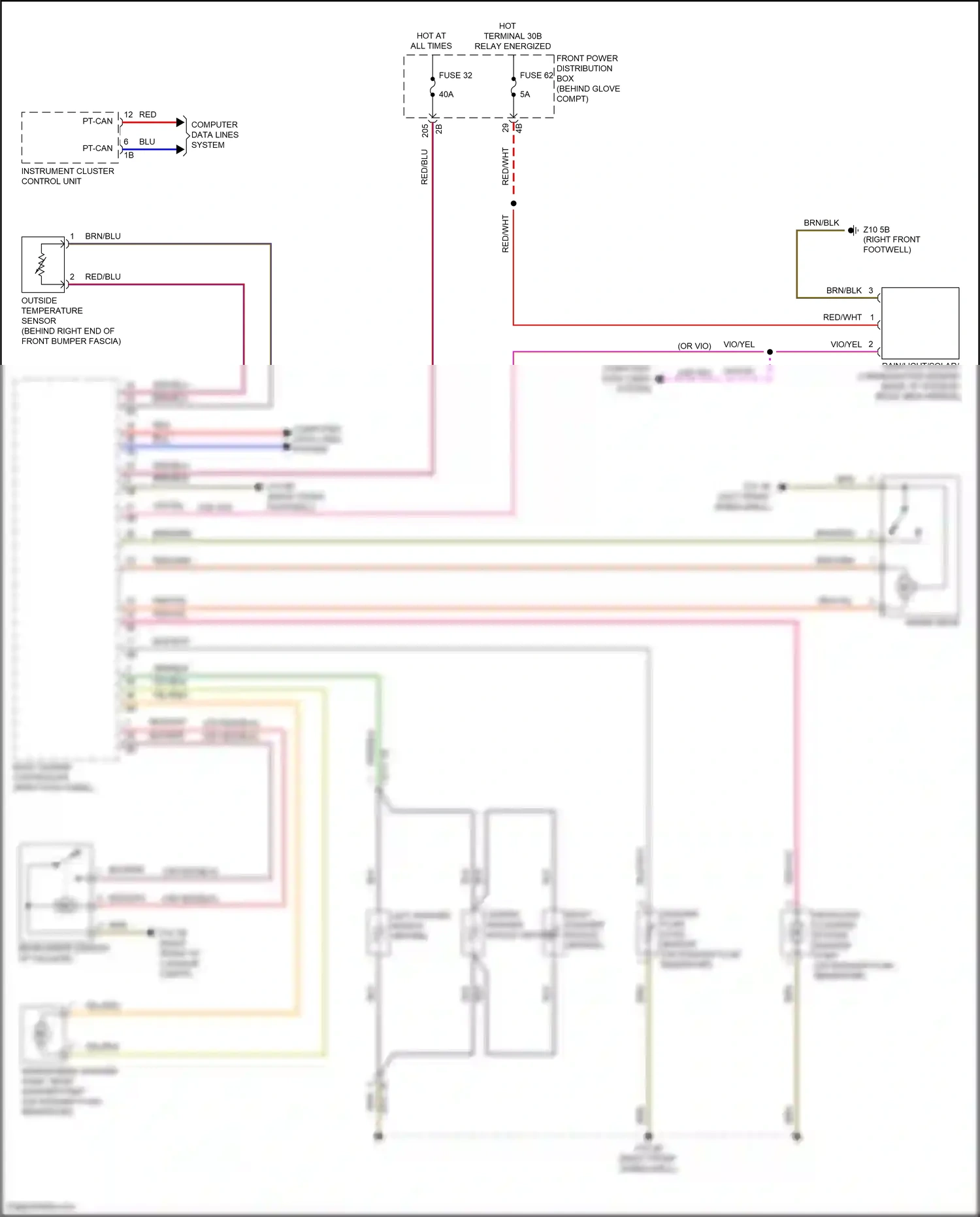 BMW X1 F48 facelift (2019-2023) computer data lines system wiring diagram  (60 of 69)