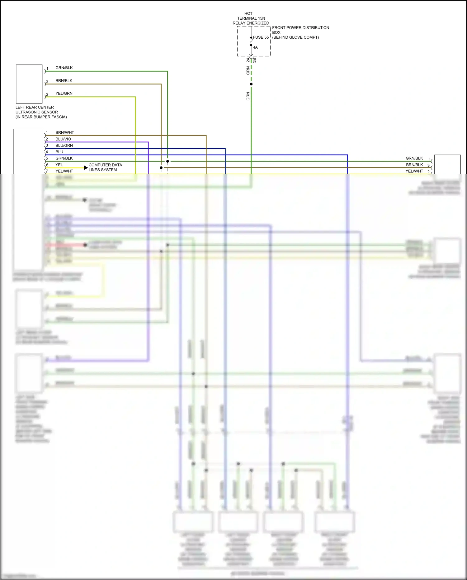 BMW X1 F48 facelift (2019-2023) computer data lines system wiring diagram  (47 of 69)