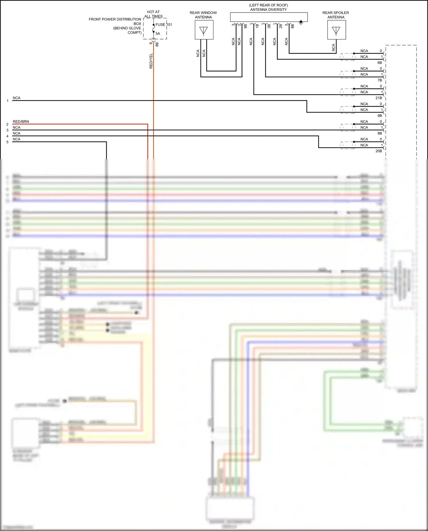 BMW X1 F48 facelift (2019-2023) computer data lines system wiring diagram  (23 of 69)