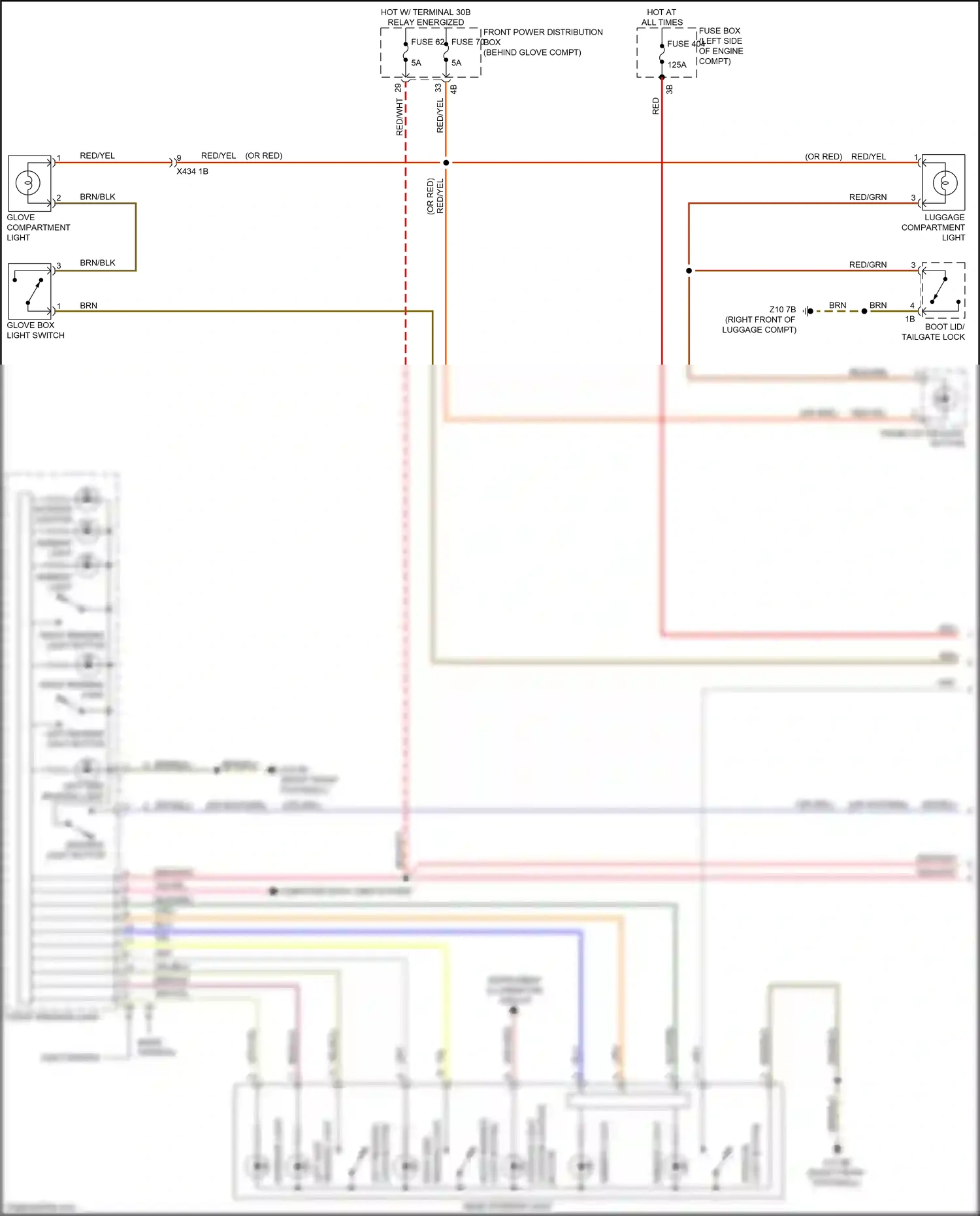 BMW X1 F48 facelift (2019-2023) computer data lines system wiring diagram  (61 of 69)