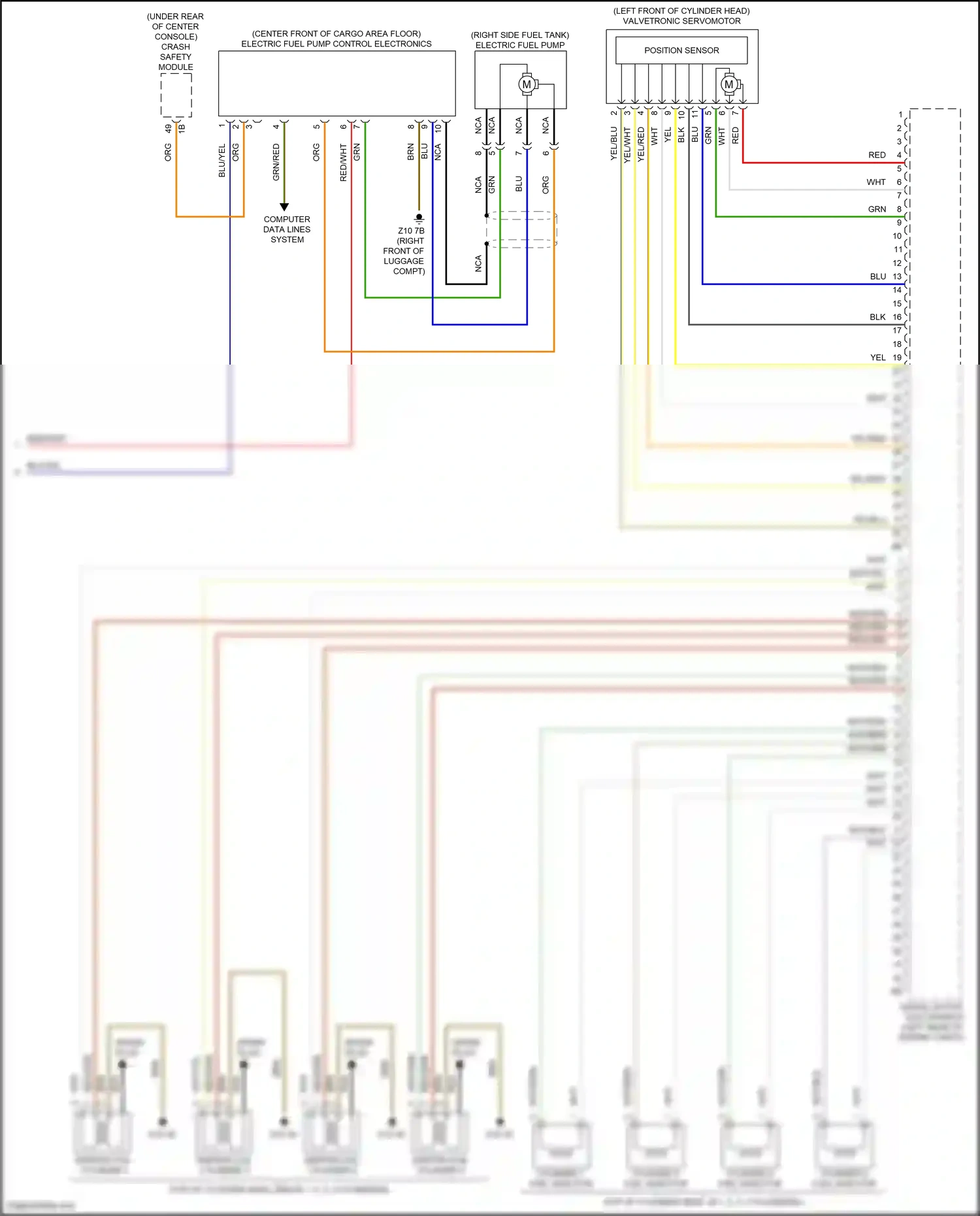 BMW X1 F48 facelift (2019-2023) computer data lines system wiring diagram  (69 of 69)