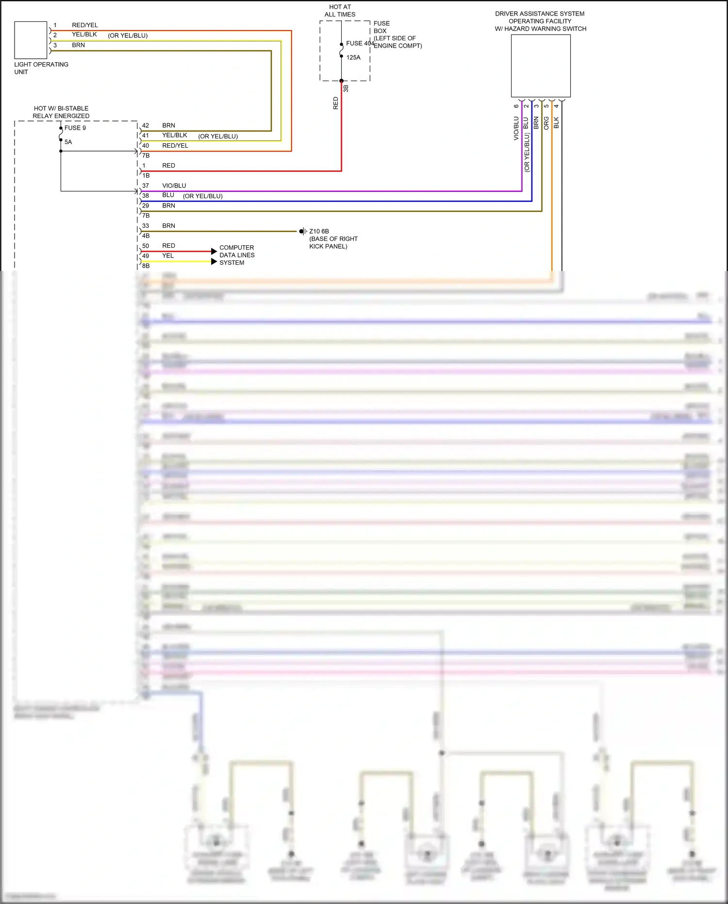 BMW X1 F48 facelift (2019-2023) computer data lines system wiring diagram  (25 of 69)