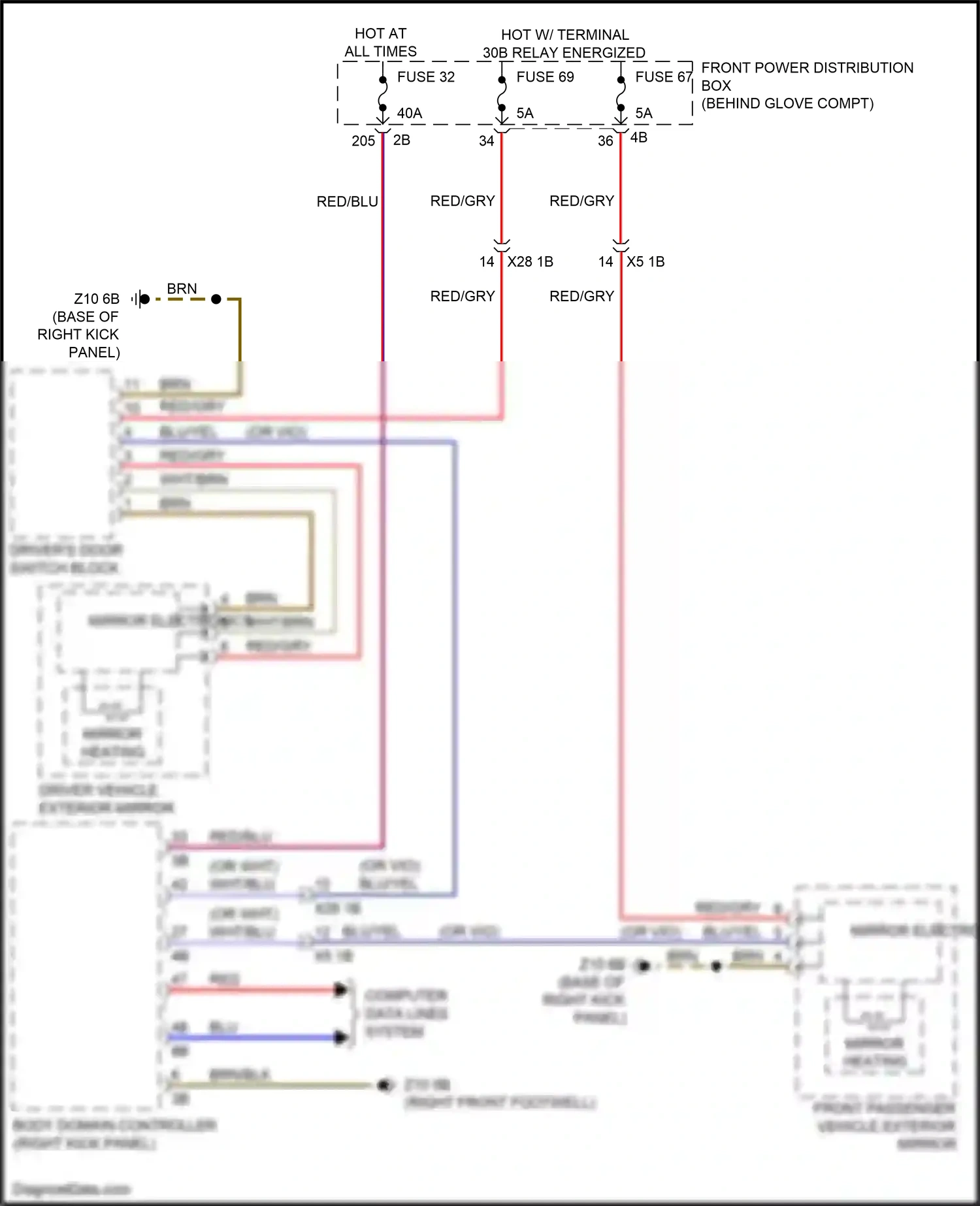 BMW X1 F48 facelift (2019-2023) computer data lines system wiring diagram  (4 of 69)