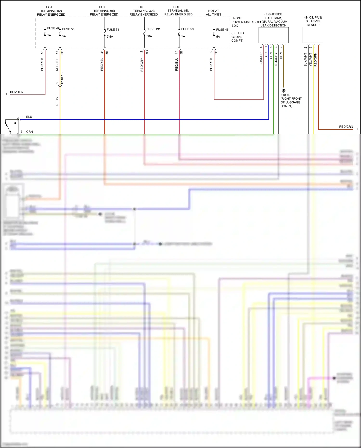 BMW X1 F48 facelift (2019-2023) computer data lines system wiring diagram  (67 of 69)