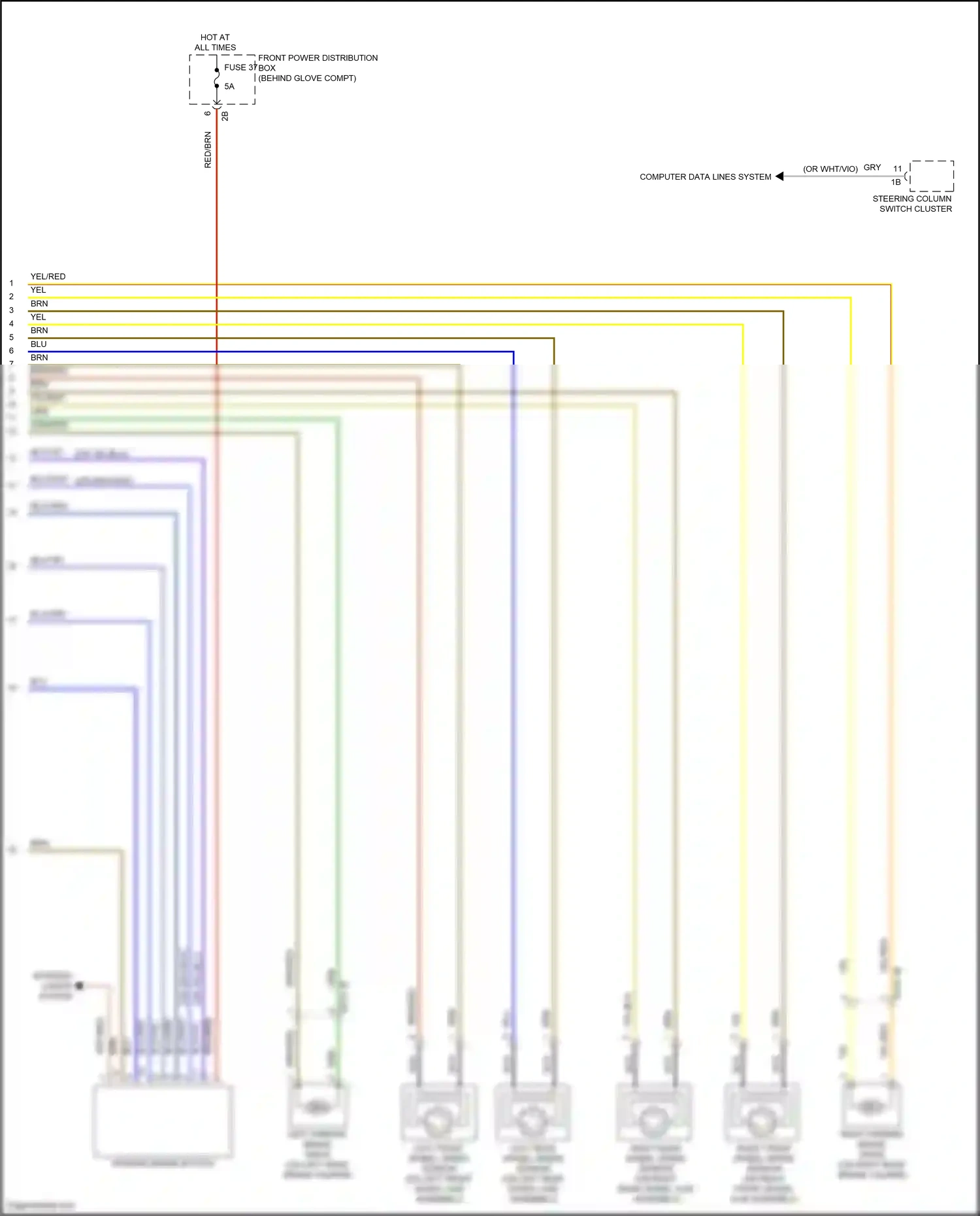 BMW X1 F48 facelift (2019-2023) computer data lines system wiring diagram  (52 of 69)