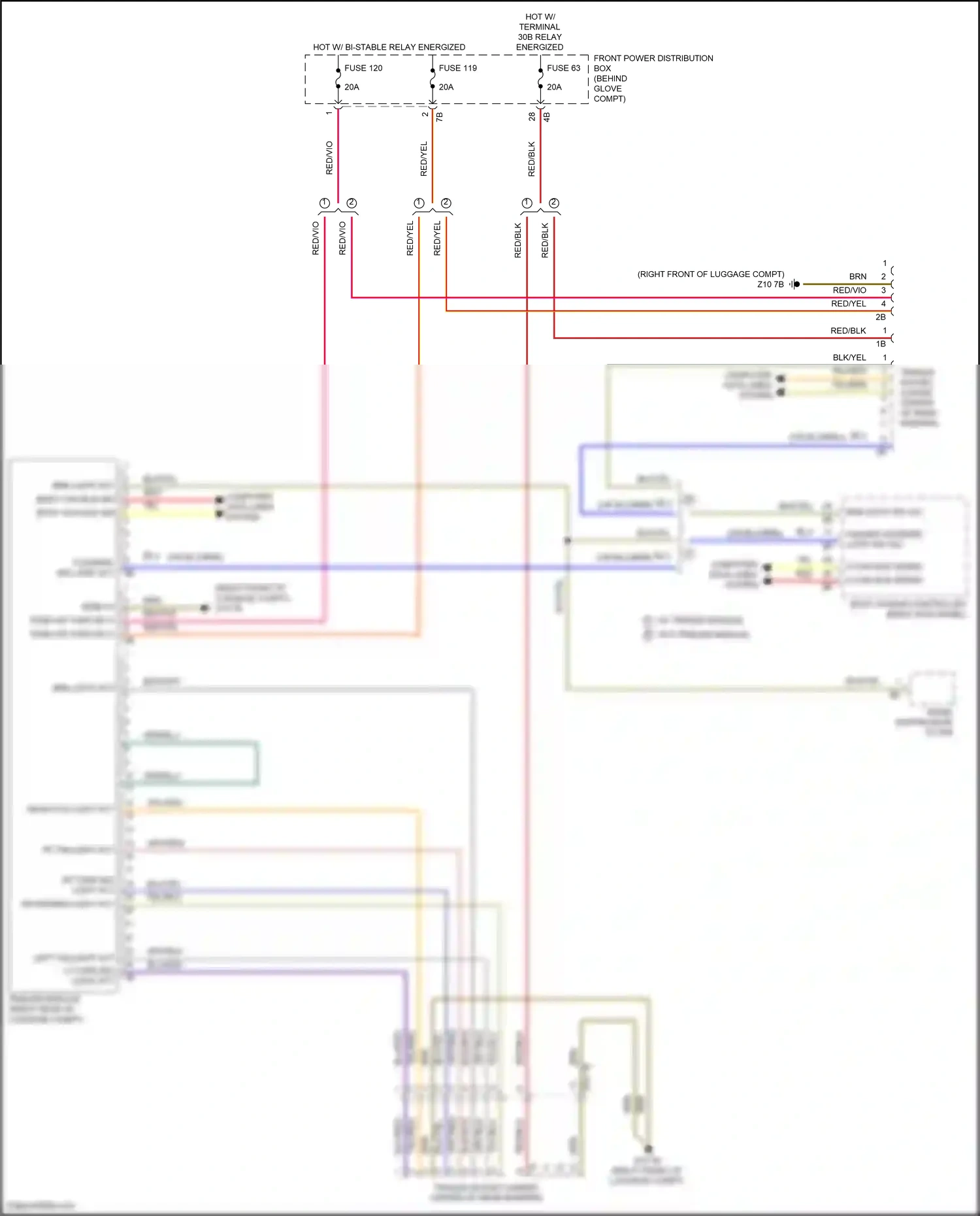 BMW X1 F48 facelift (2019-2023) computer data lines system wiring diagram  (18 of 69)