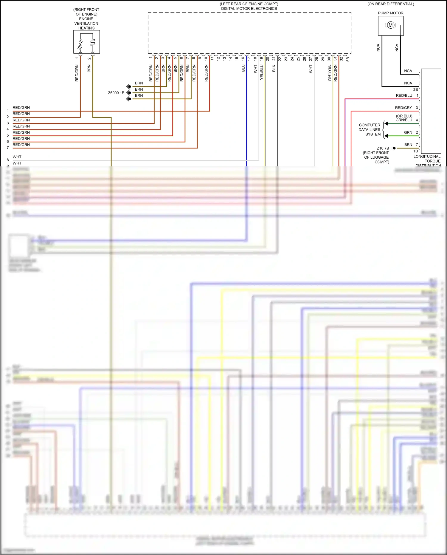 BMW X1 F48 facelift (2019-2023) computer data lines system wiring diagram  (68 of 69)