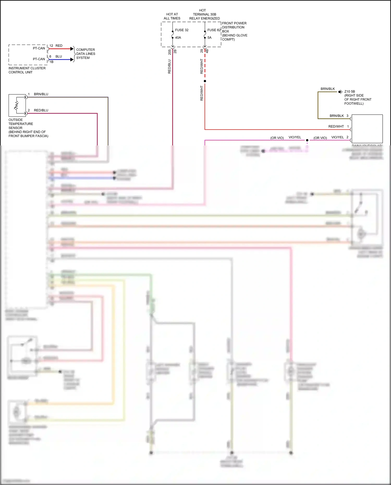 BMW X1 F48 (2015-2019) computer data lines system wiring diagram  (50 of 70)