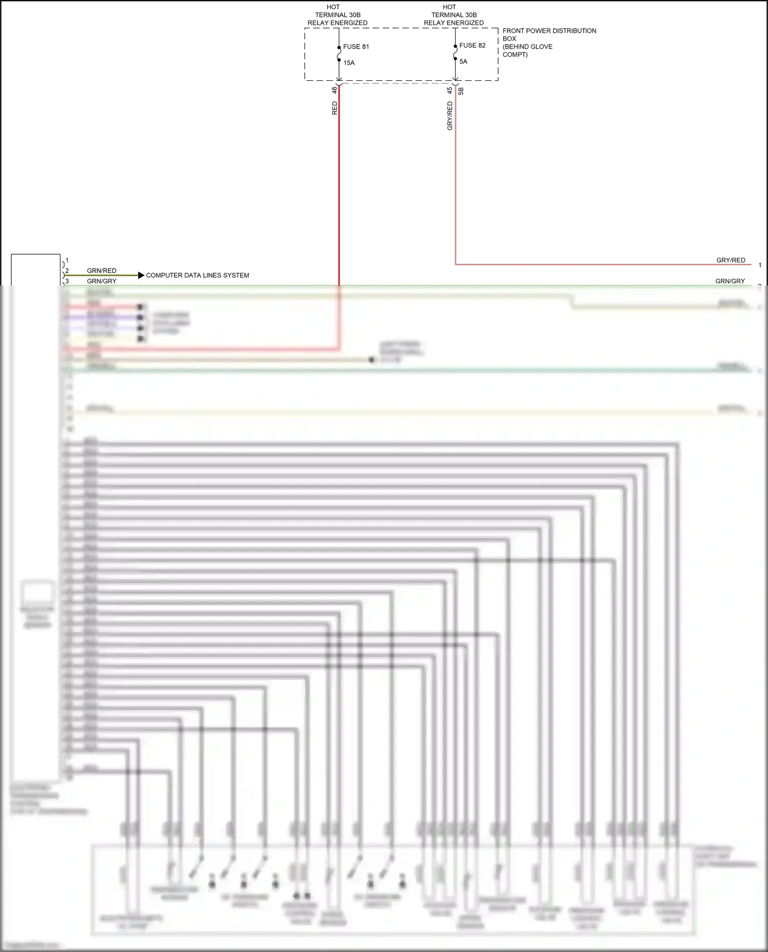 BMW X1 F48 (2015-2019) computer data lines system wiring diagram  (17 of 70)