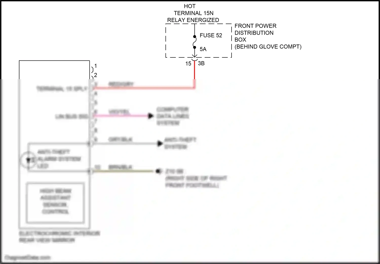 BMW X1 F48 (2015-2019) computer data lines system wiring diagram  (9 of 70)
