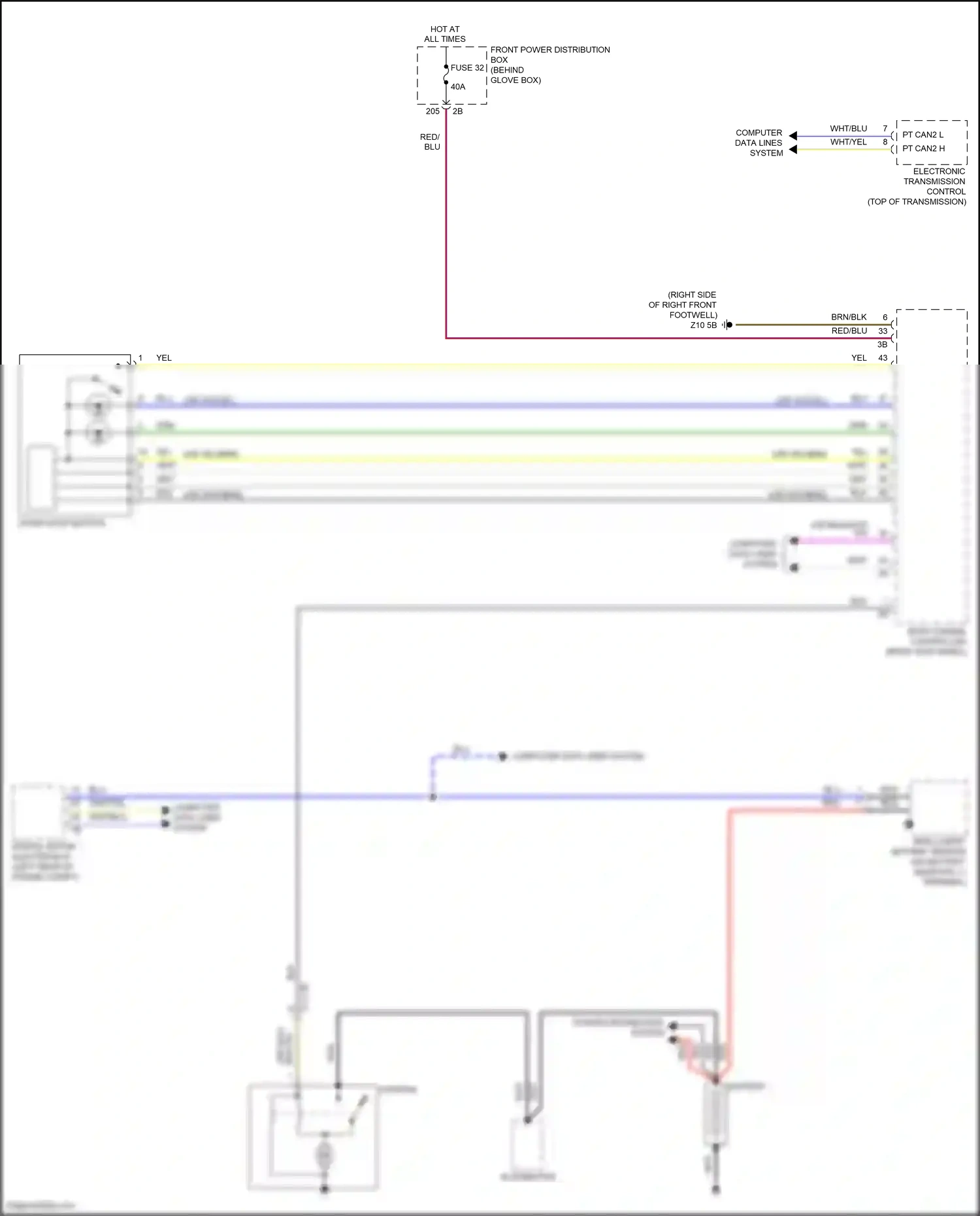 BMW X1 F48 (2015-2019) computer data lines system wiring diagram  (16 of 70)