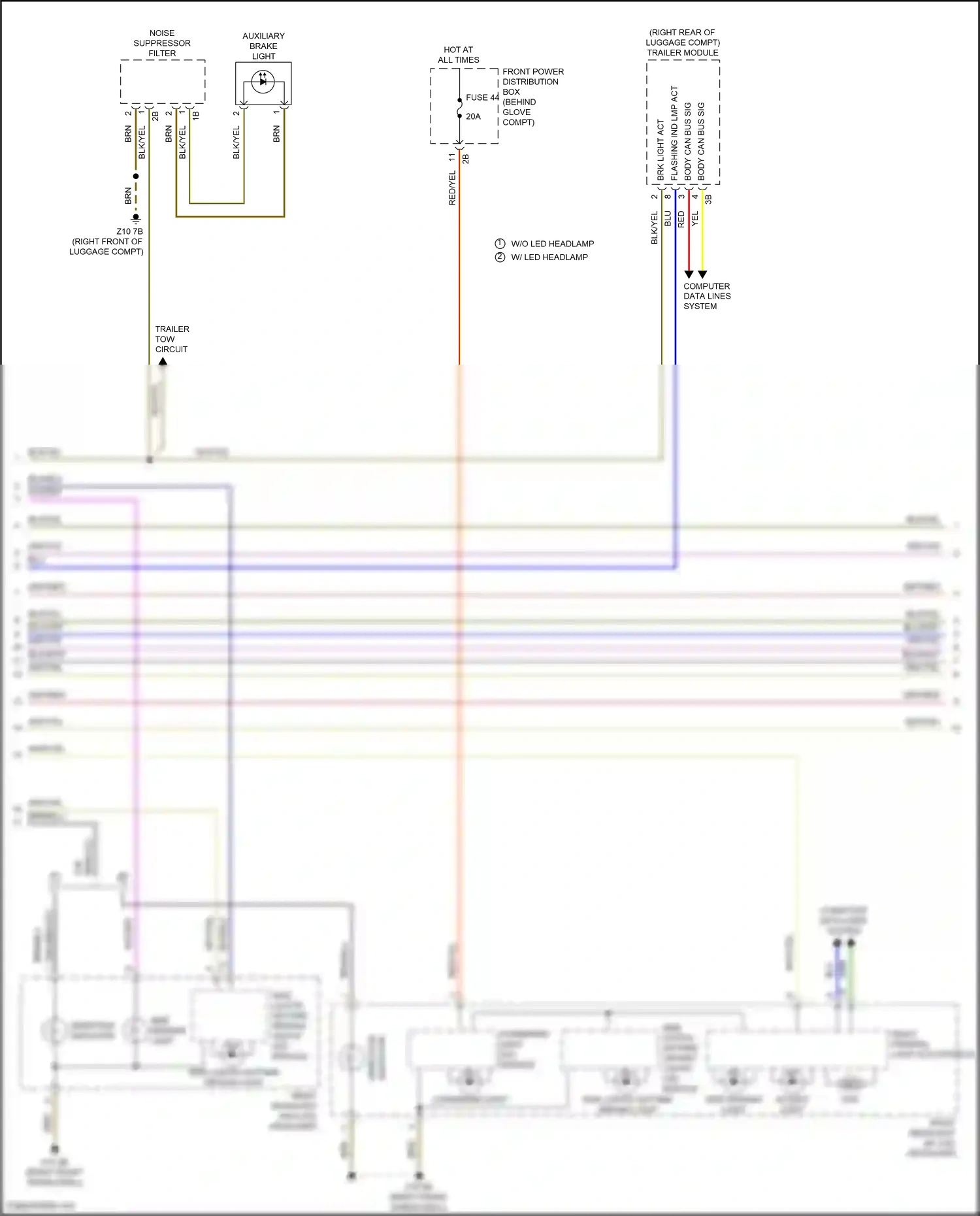 BMW X1 F48 (2015-2019) computer data lines system wiring diagram  (35 of 70)