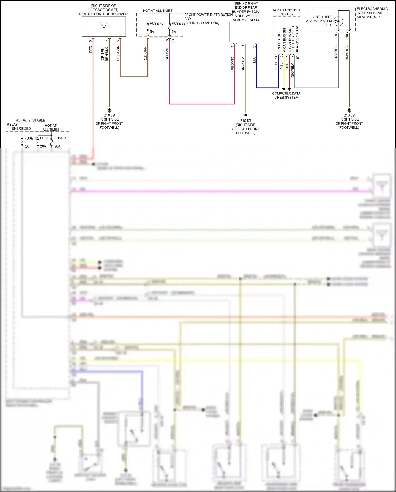 BMW X1 F48 (2015-2019) computer data lines system wiring diagram  (51 of 70)