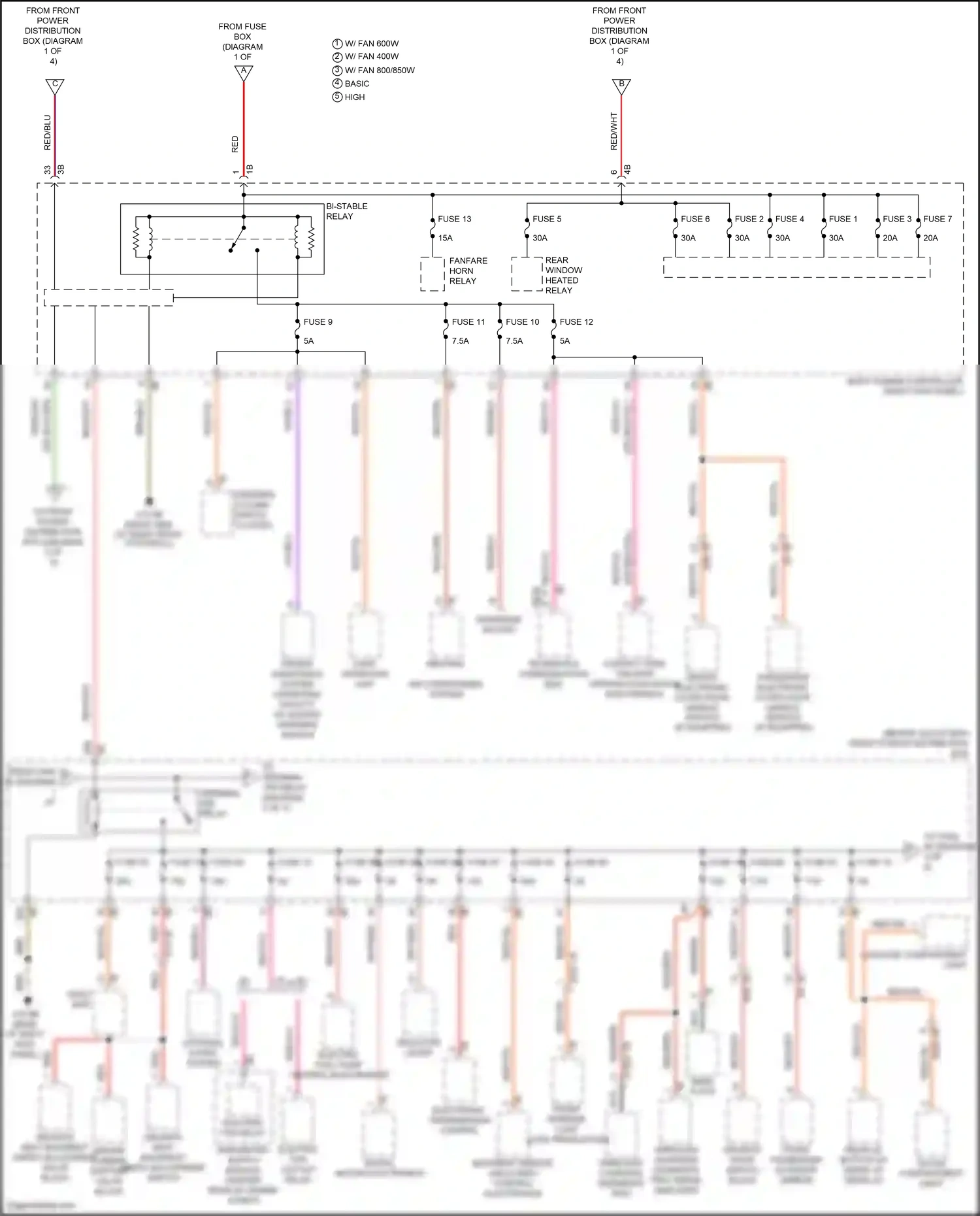 BMW X1 F48 (2015-2019) optional extra system wiring diagram  (4 of 5)