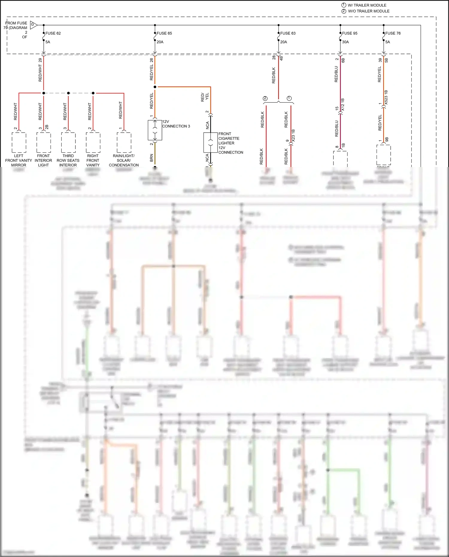 BMW X1 F48 (2015-2019) optional extra system wiring diagram  (5 of 5)
