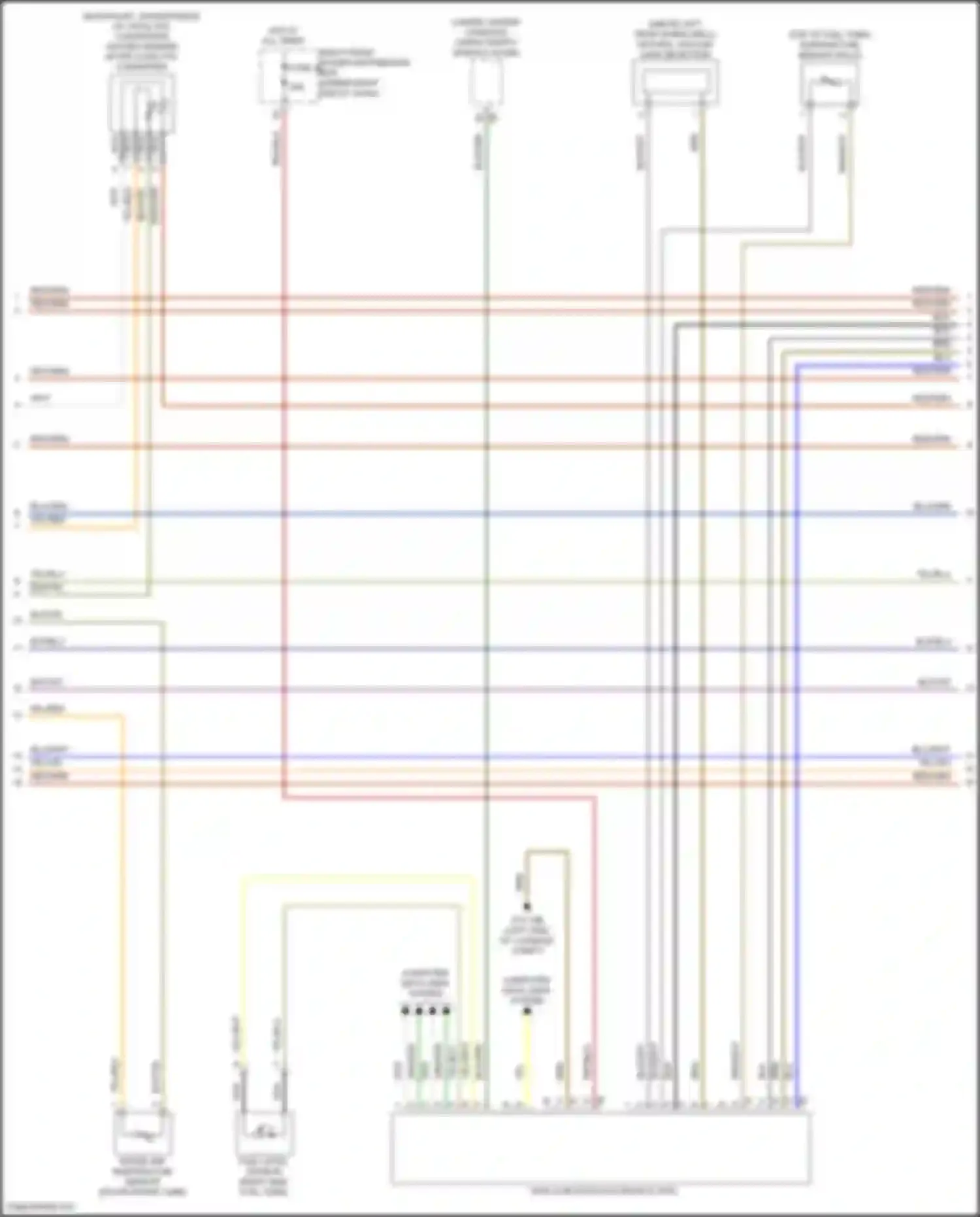 X1 BMW U11/U12 (2022-2024): Wiring diagram engine performance 2.0l turbo (2 of 9)