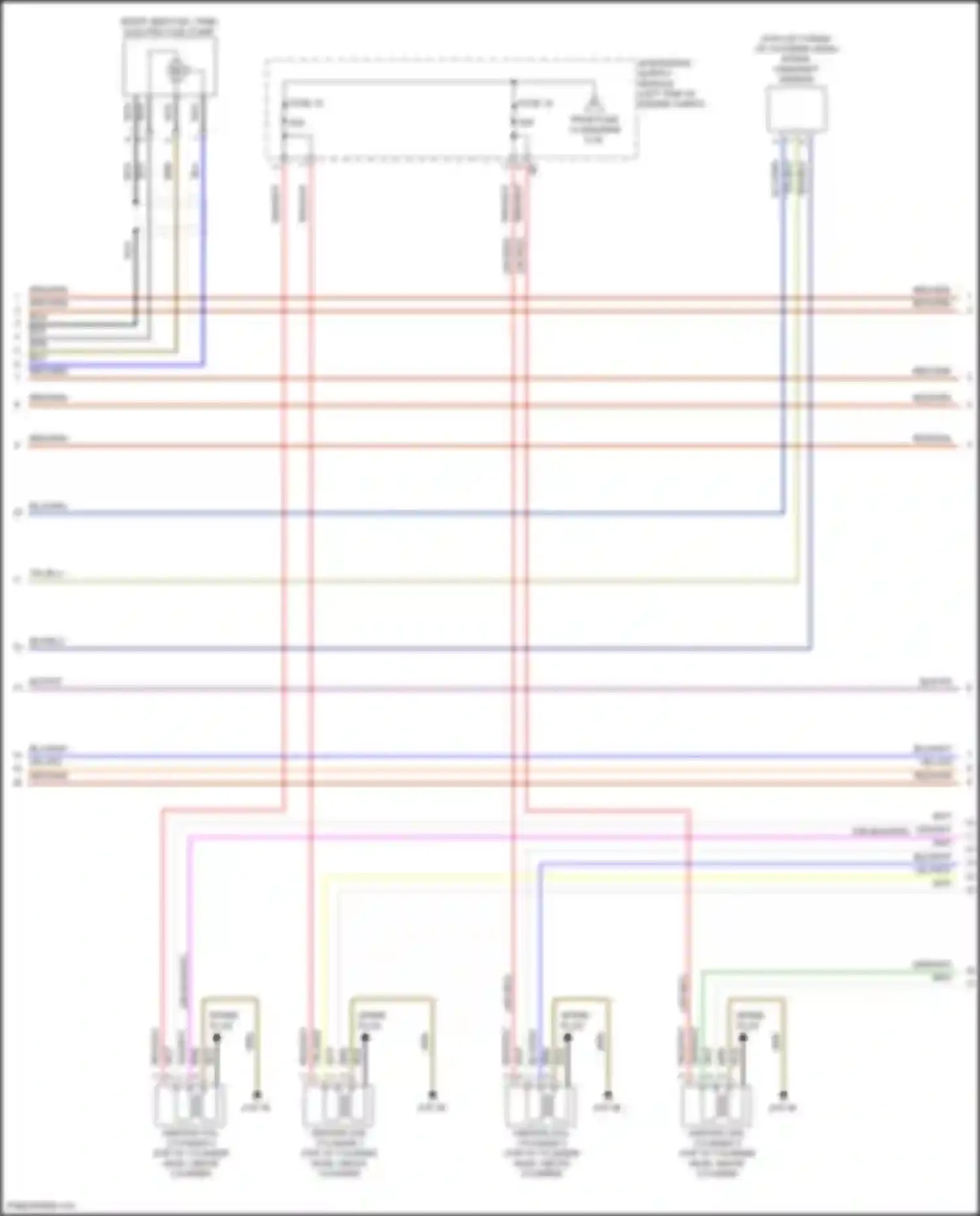 X1 BMW U11/U12 (2022-2024): Wiring diagram engine performance 2.0l turbo (3 of 9)