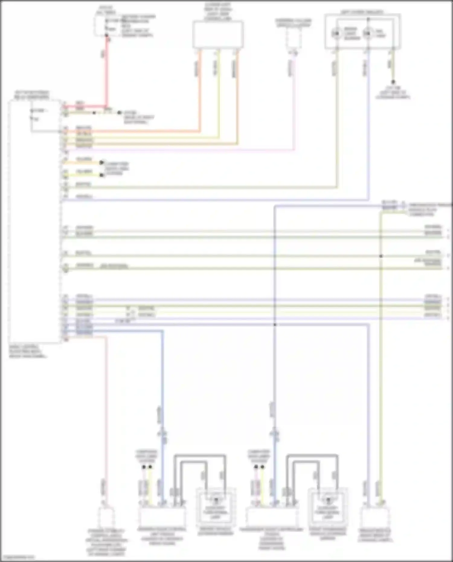 X1 BMW U11/U12 (2022-2024): Exterior lamps circuit (1 of 2)