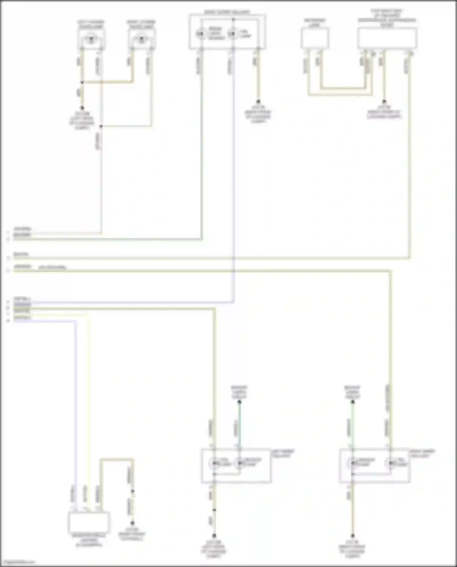 X1 BMW U11/U12 (2022-2024): Exterior lamps circuit (2 of 2)
