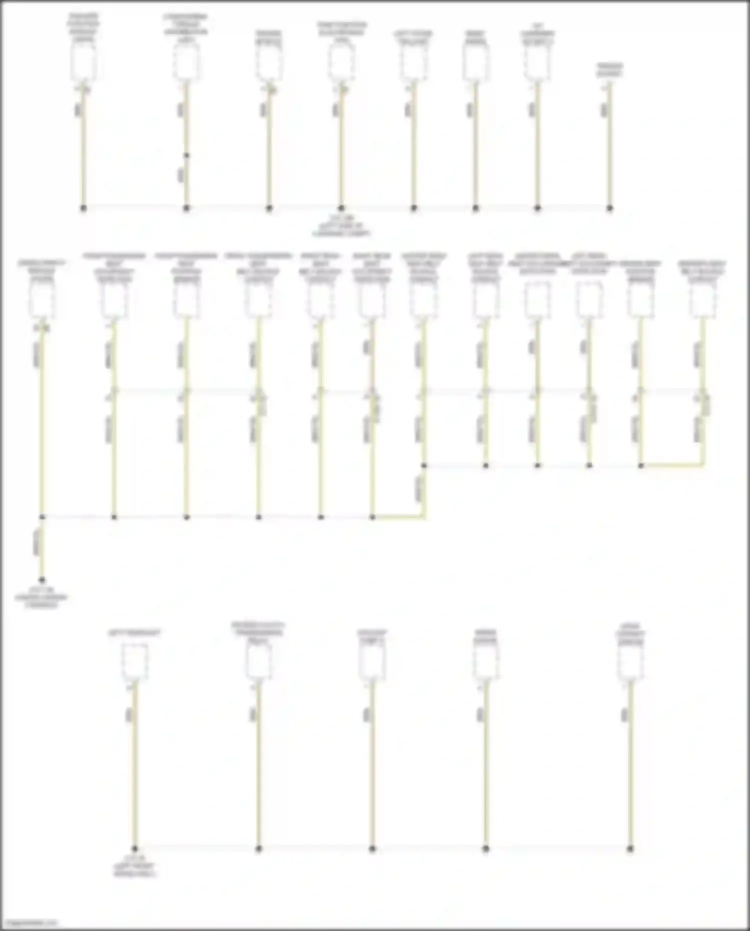 X1 BMW U11/U12 (2022-2024): Ground distribution circuit (1 of 5)