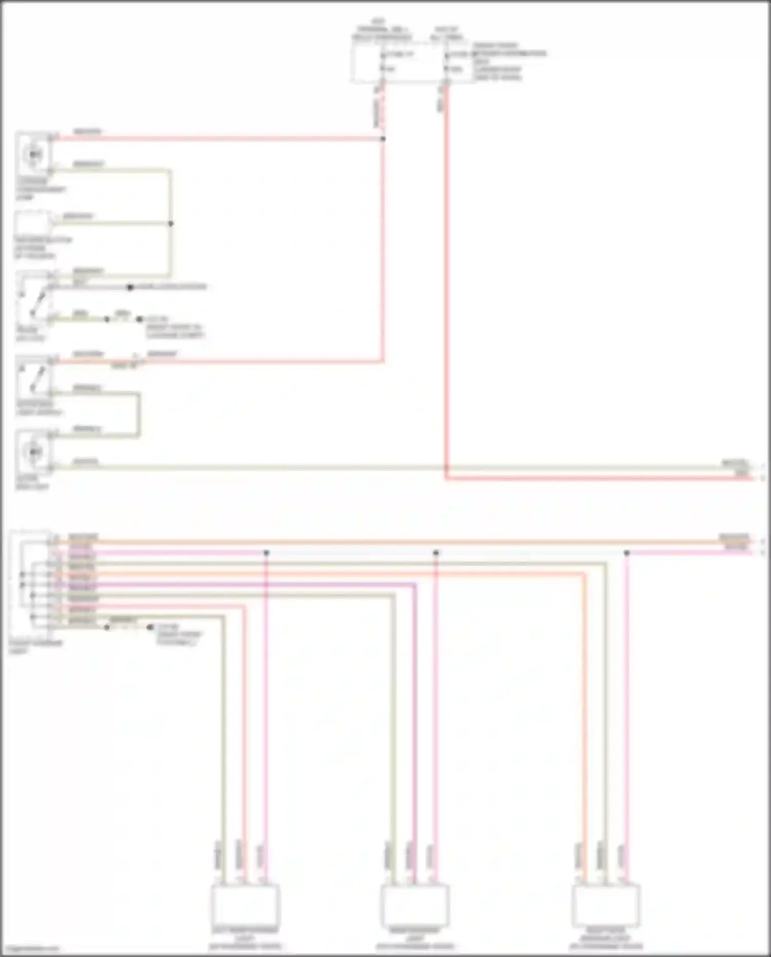 X1 BMW U11/U12 (2022-2024): Courtesy lamps circuit (1 of 4)