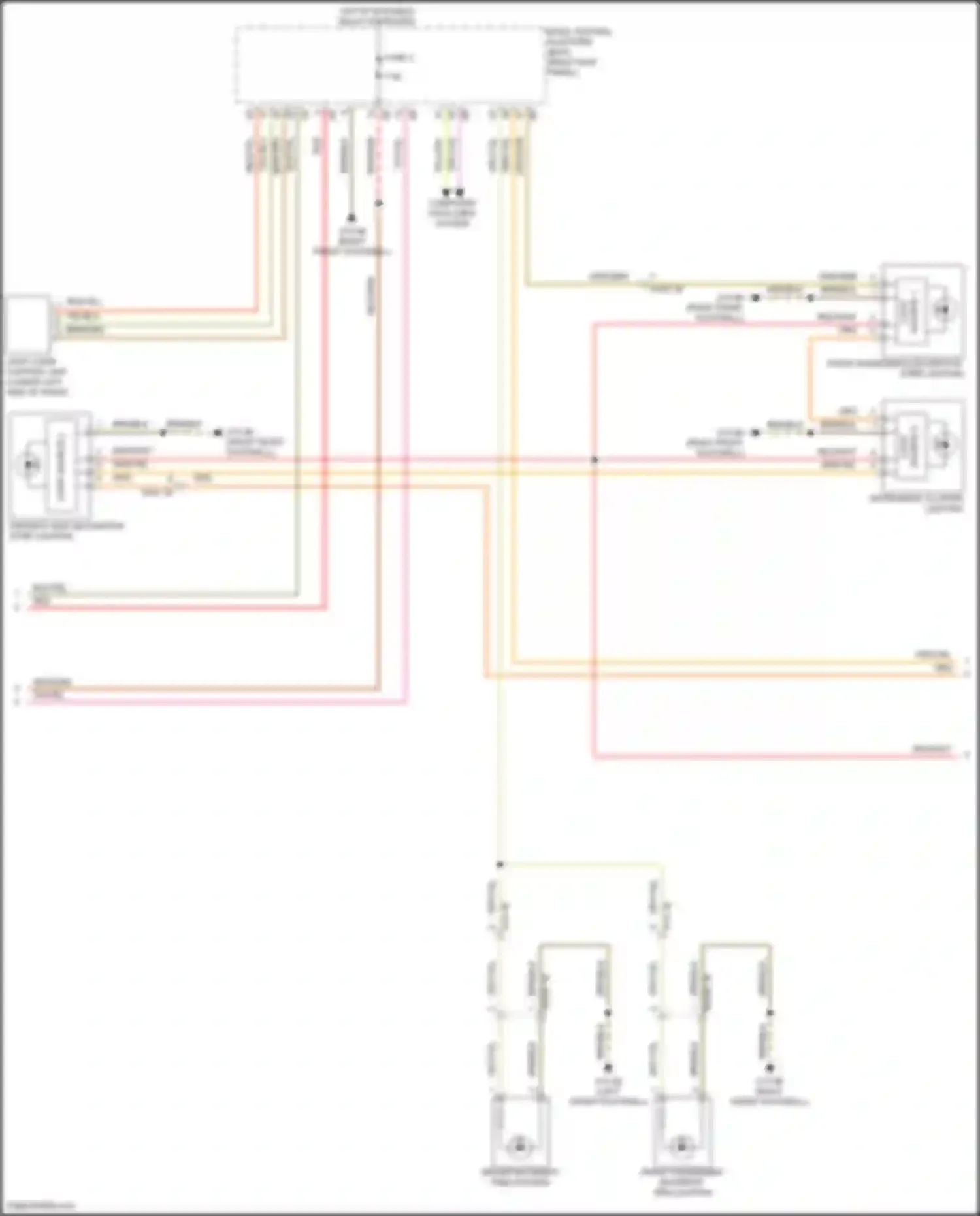 X1 BMW U11/U12 (2022-2024): Courtesy lamps circuit (2 of 4)
