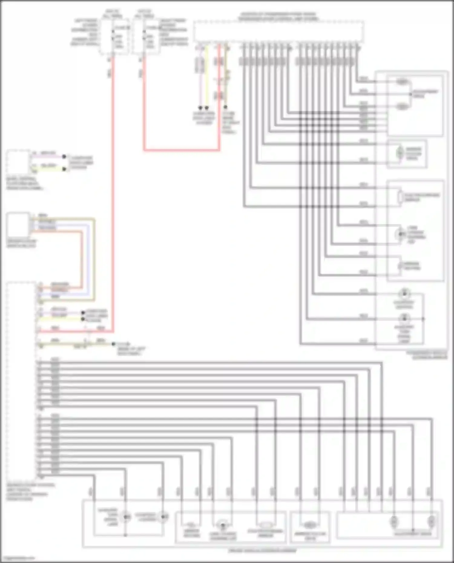 X1 BMW U11/U12 (2022-2024): Memory mirrors circuit