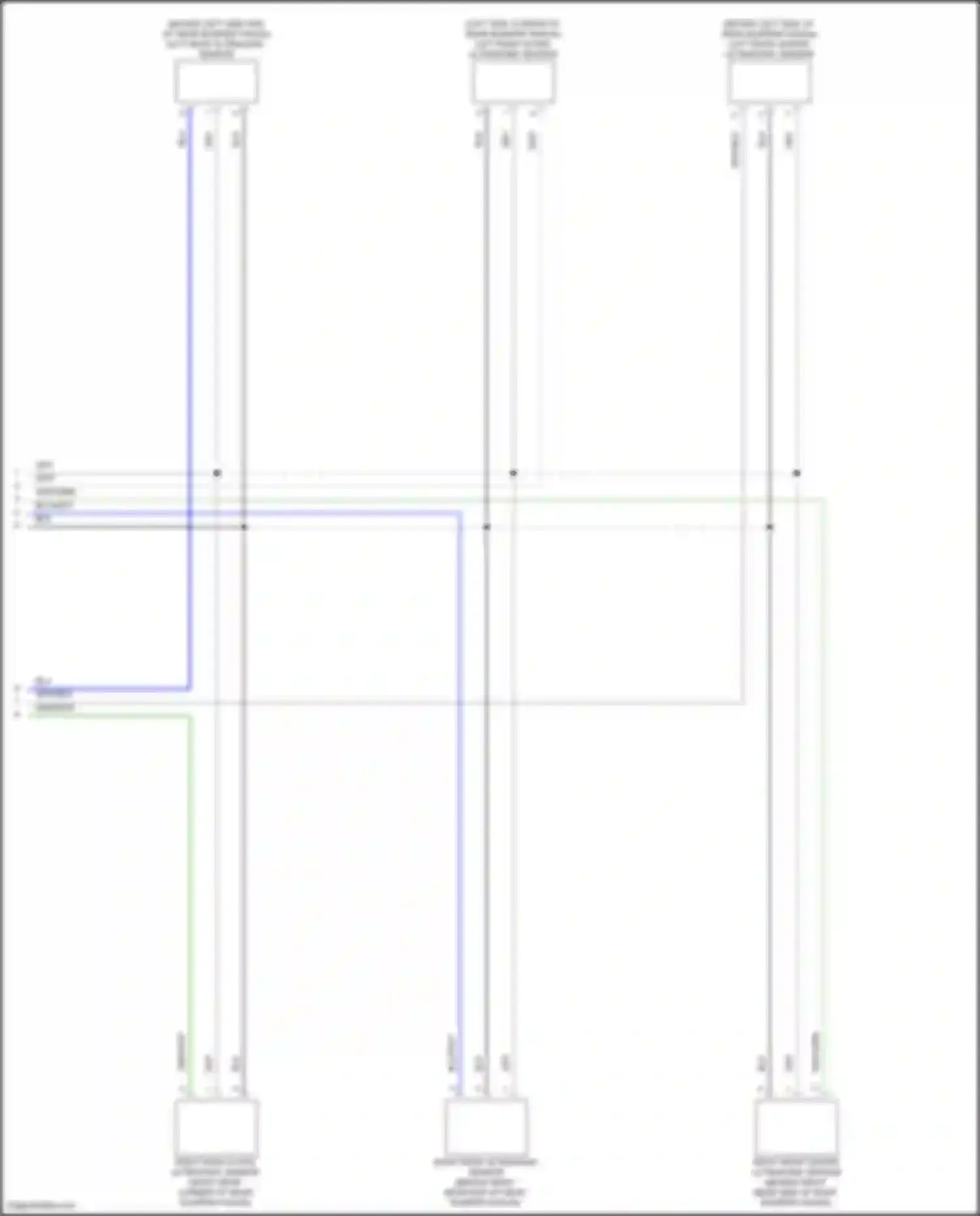 X1 BMW U11/U12 (2022-2024): Parking assistant circuit, w/o surround view camera (2 of 2)