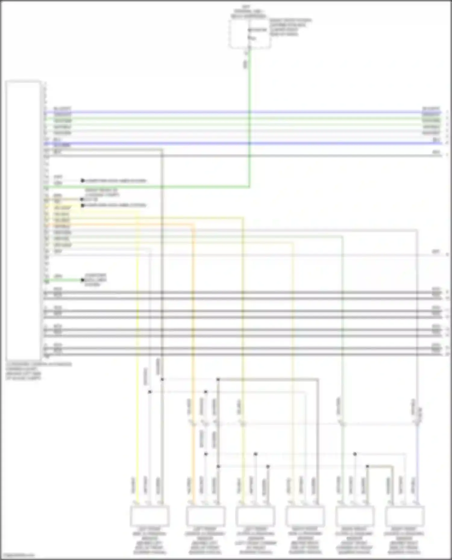 X1 BMW U11/U12 (2022-2024): Parking assistant circuit, w/ surround view camera (1 of 2)