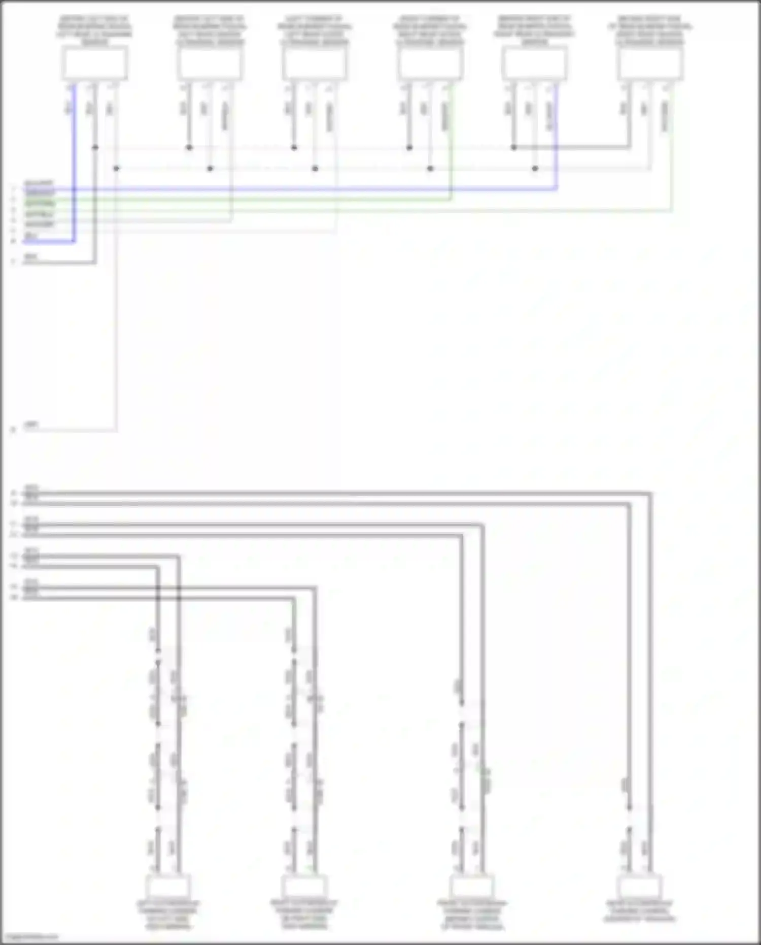 X1 BMW U11/U12 (2022-2024): Parking assistant circuit, w/ surround view camera (2 of 2)