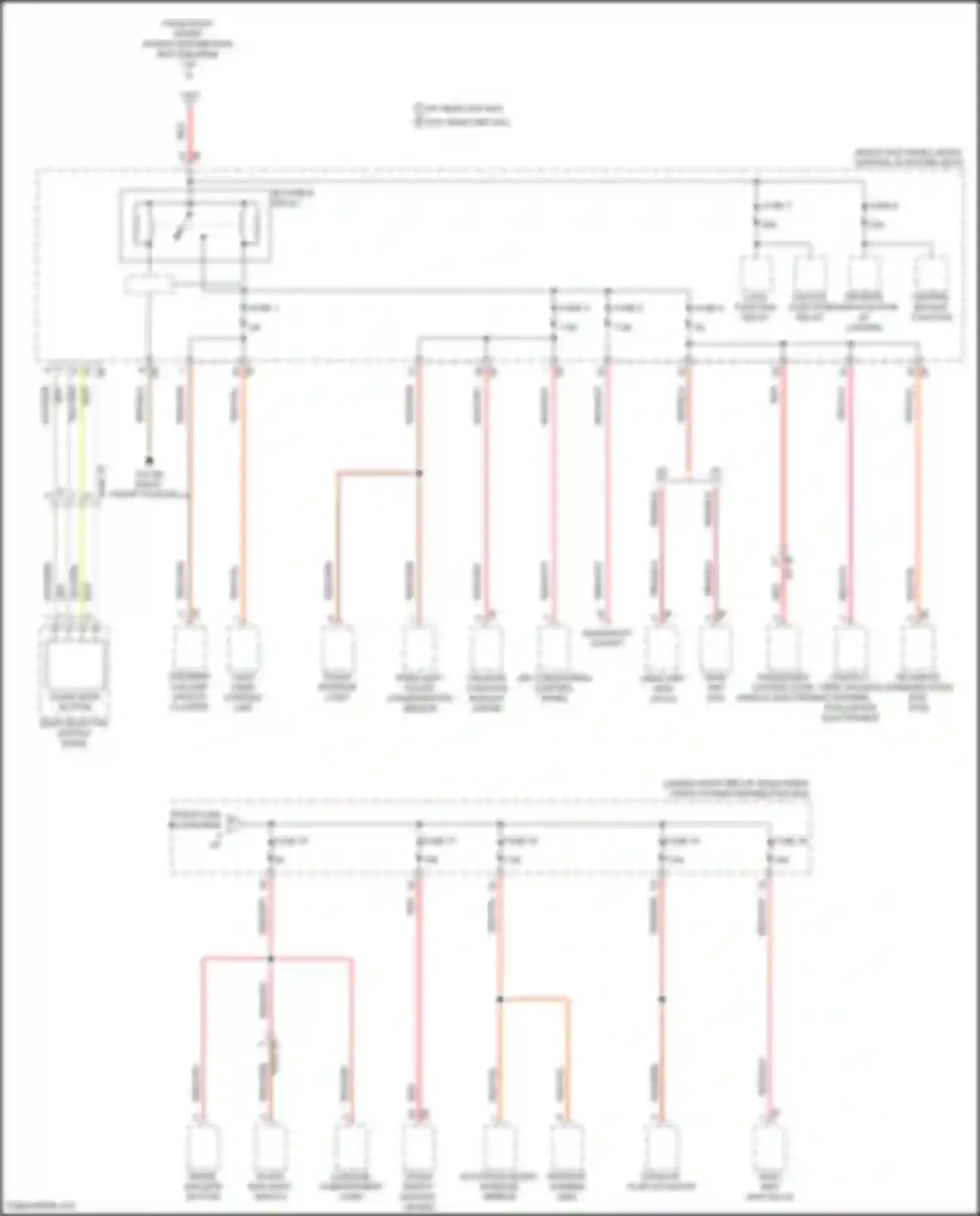 X1 BMW U11/U12 (2022-2024): Power distribution circuit (2 of 5)
