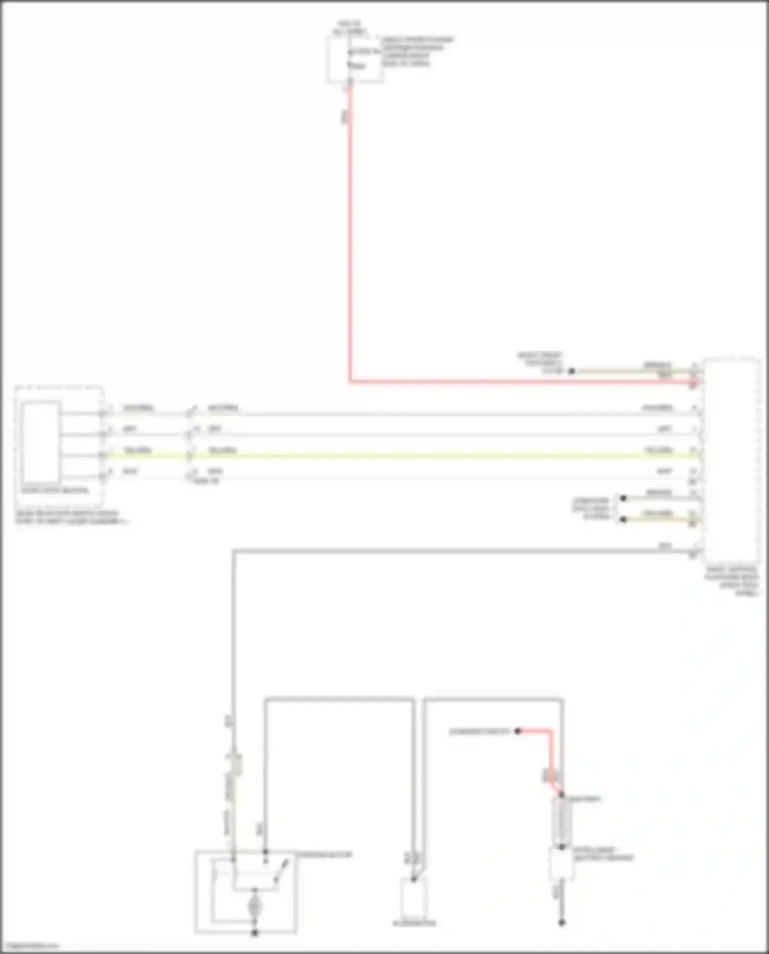 X1 BMW U11/U12 (2022-2024): Starting/charging circuit