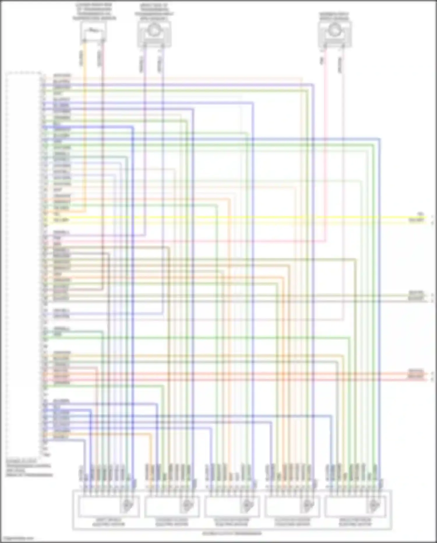 X1 BMW U11/U12 (2022-2024): Transmission circuit (1 of 3)
