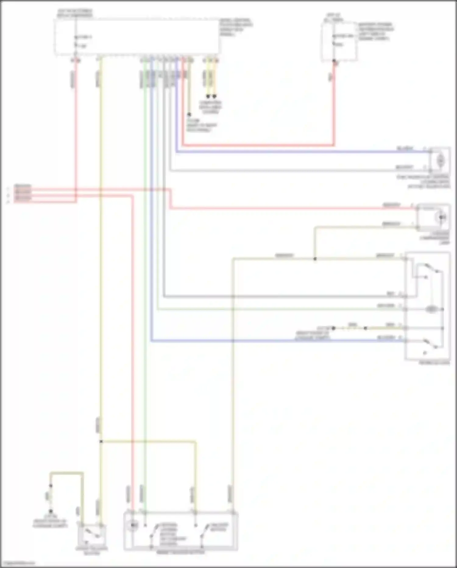 X1 BMW U11/U12 (2022-2024): Trunk & fuel door release circuit (2 of 2)