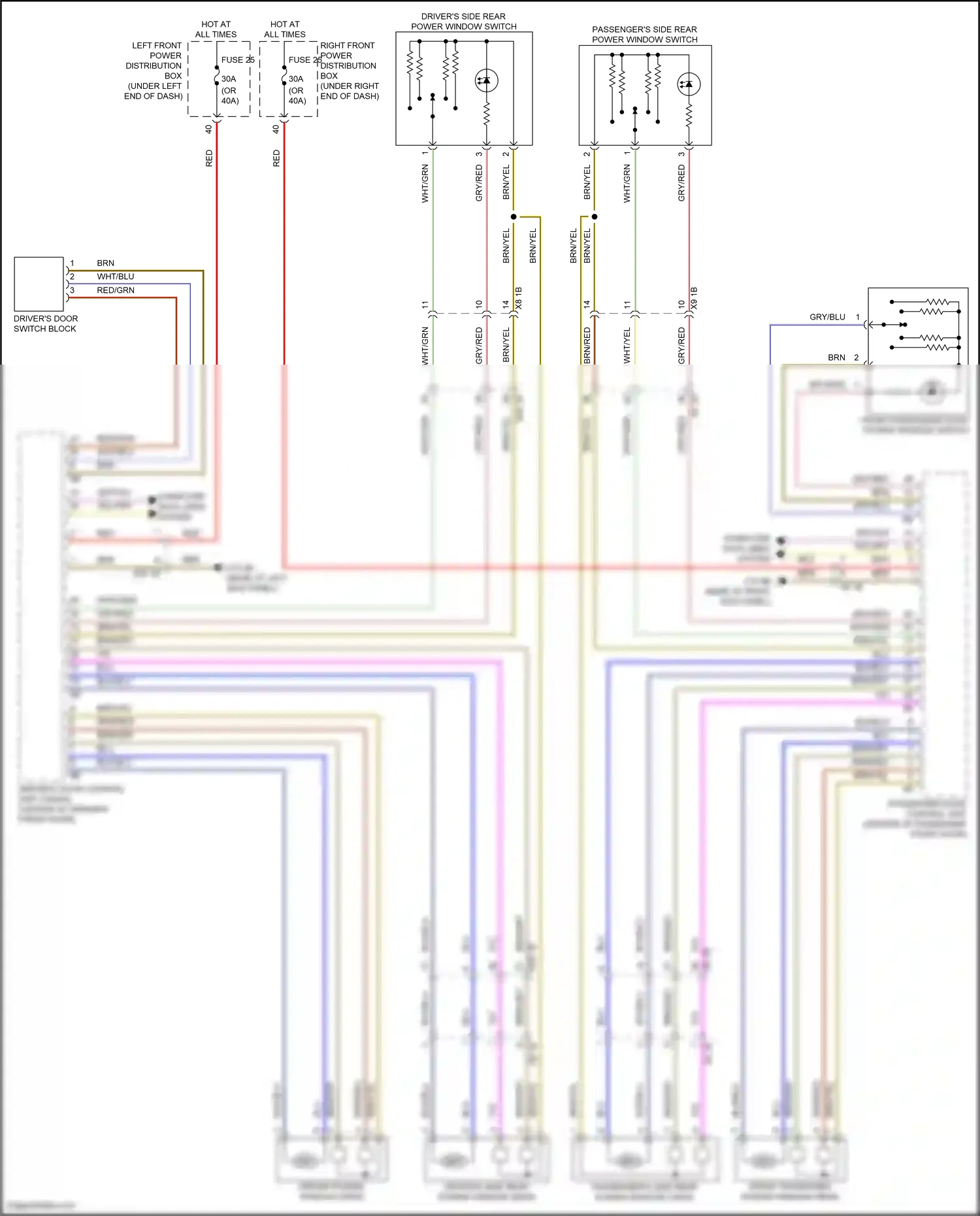 BMW X1 U11/U12 (2022-2024) computer data lines system wiring diagram  (4 of 67)