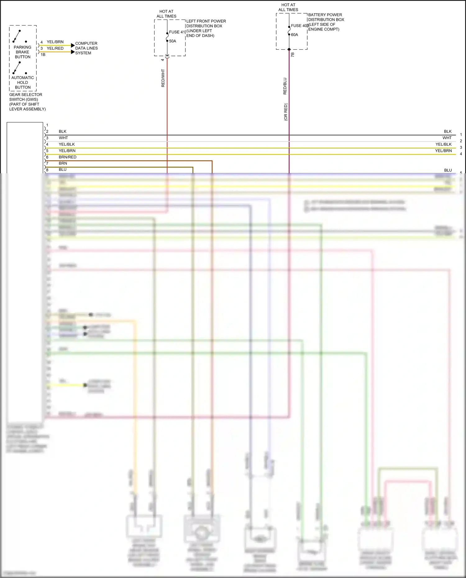 BMW X1 U11/U12 (2022-2024) computer data lines system wiring diagram  (1 of 67)