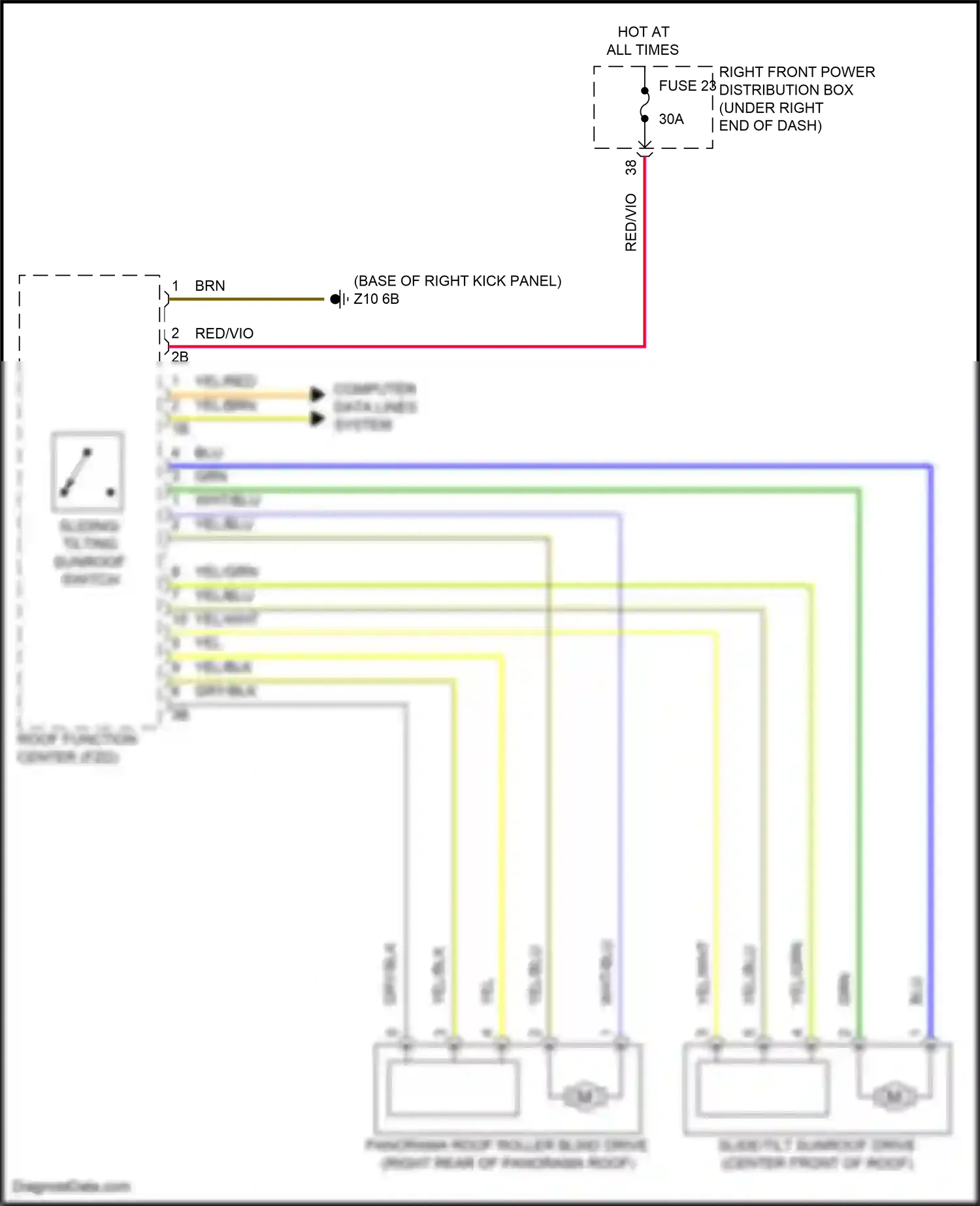 BMW X1 U11/U12 (2022-2024) computer data lines system wiring diagram  (20 of 67)