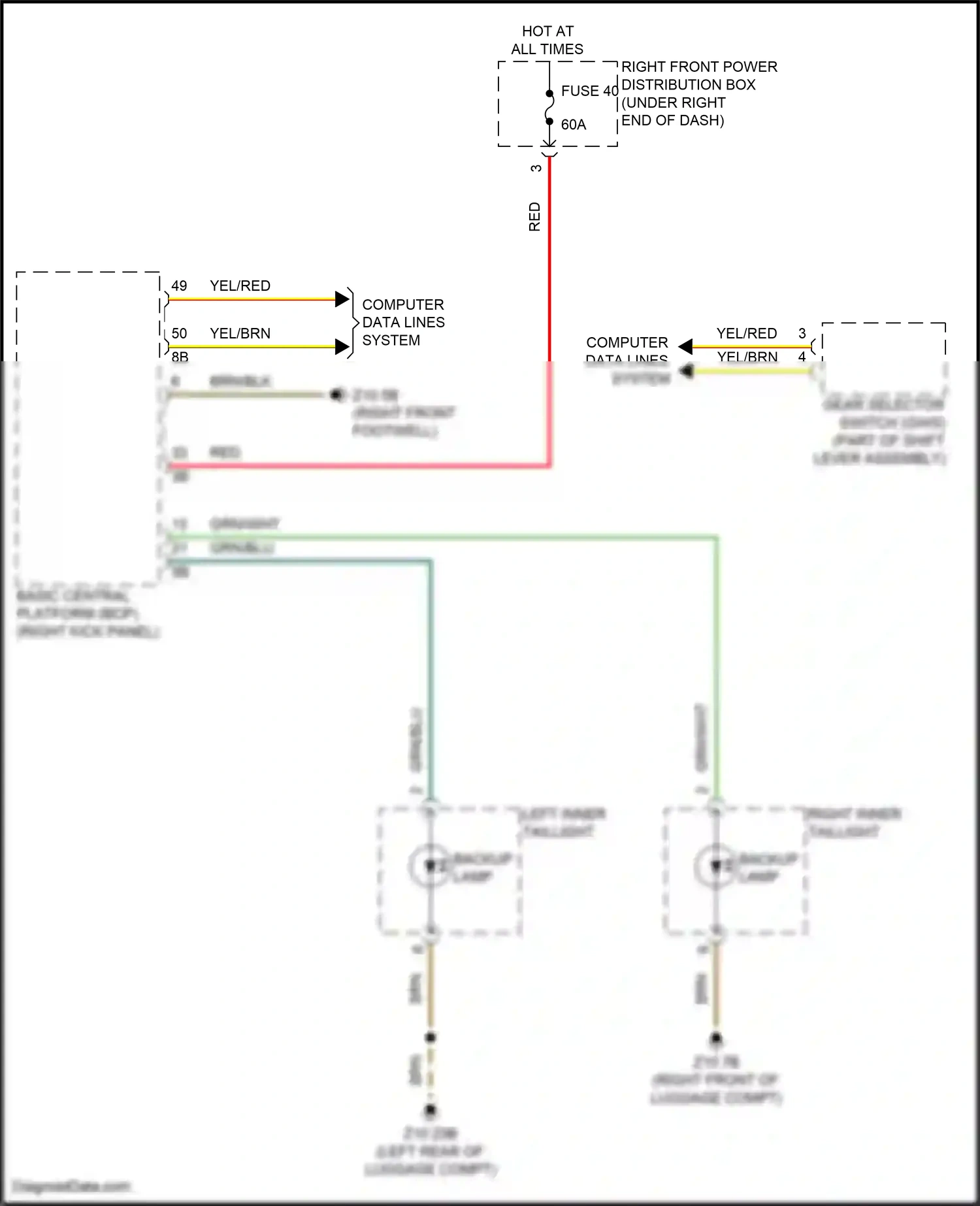 BMW X1 U11/U12 (2022-2024) computer data lines system wiring diagram  (61 of 67)