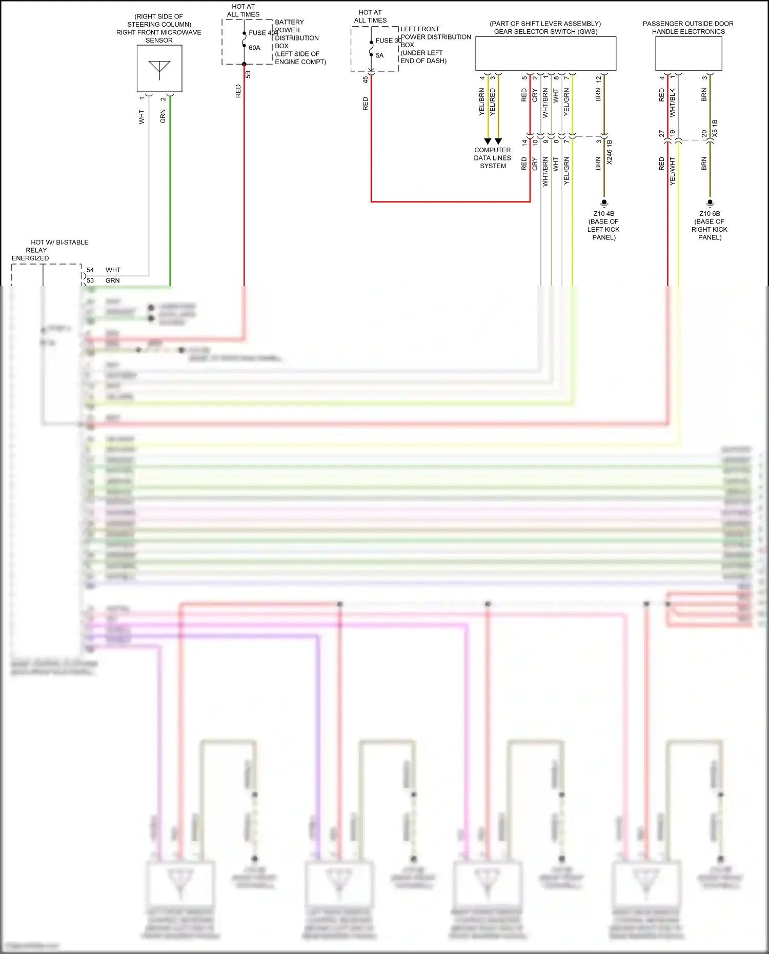 BMW X1 U11/U12 (2022-2024) computer data lines system wiring diagram  (21 of 67)