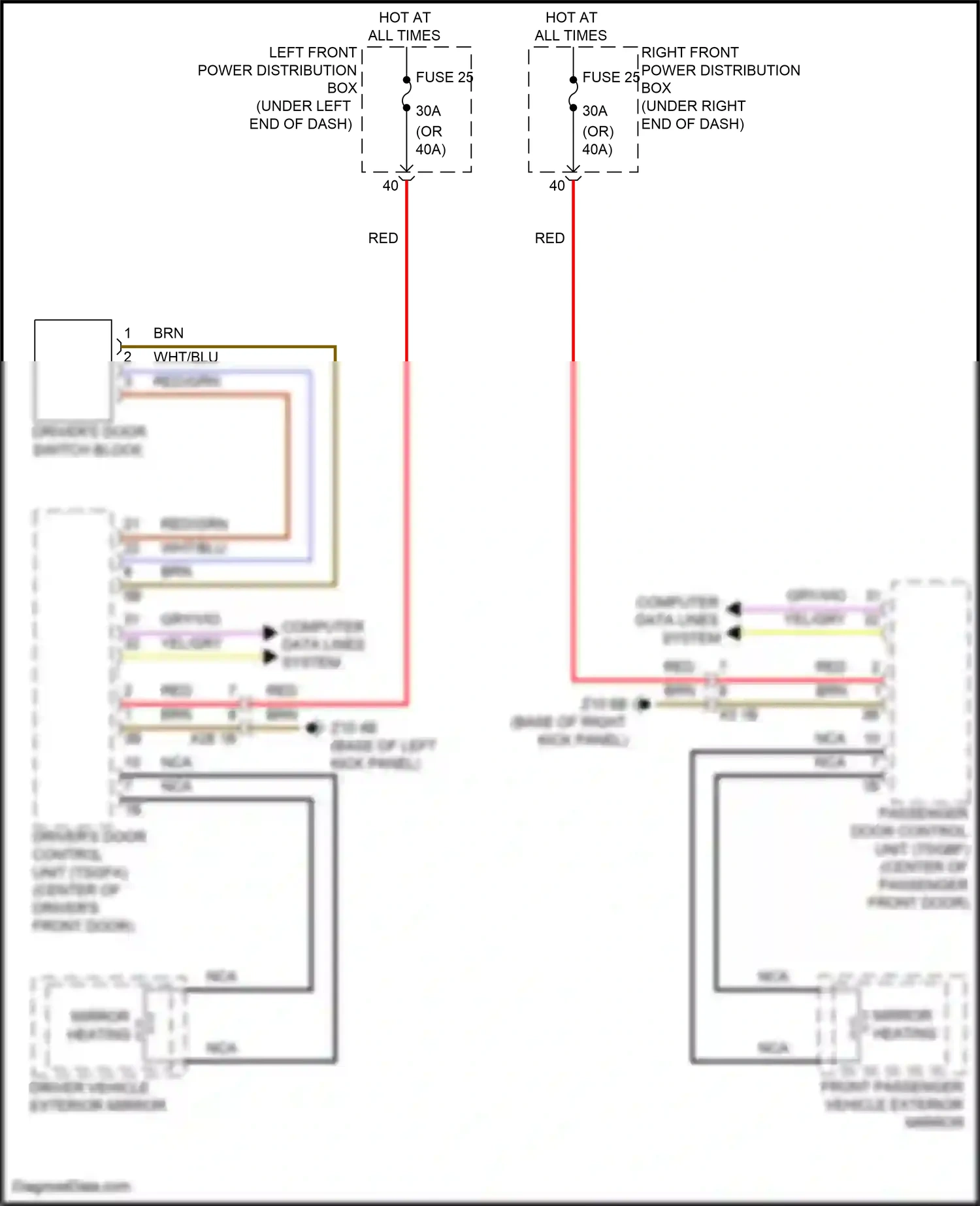 BMW X1 U11/U12 (2022-2024) computer data lines system wiring diagram  (54 of 67)