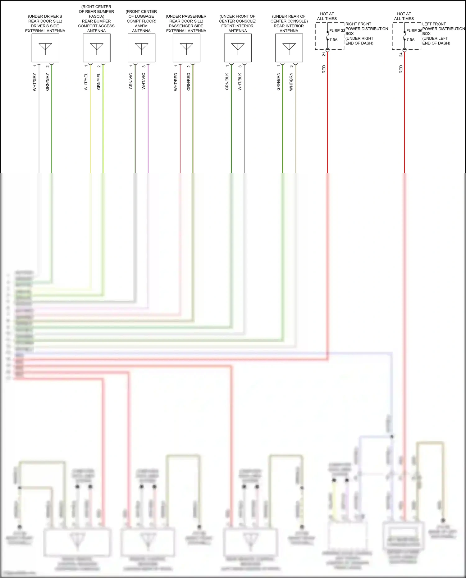 BMW X1 U11/U12 (2022-2024) computer data lines system wiring diagram  (11 of 67)